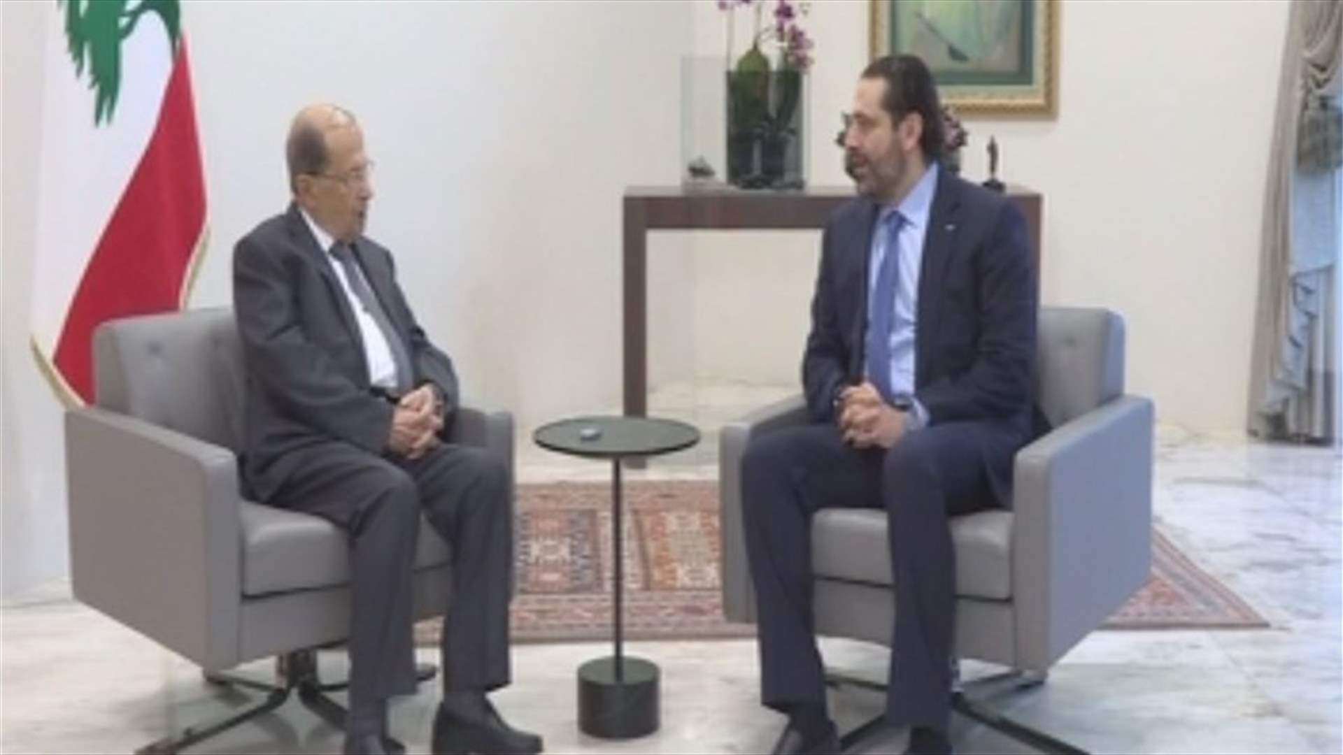 الحريري من بعبدا: نتمنى تشكيل حكومة في اسرع وقت ممكن