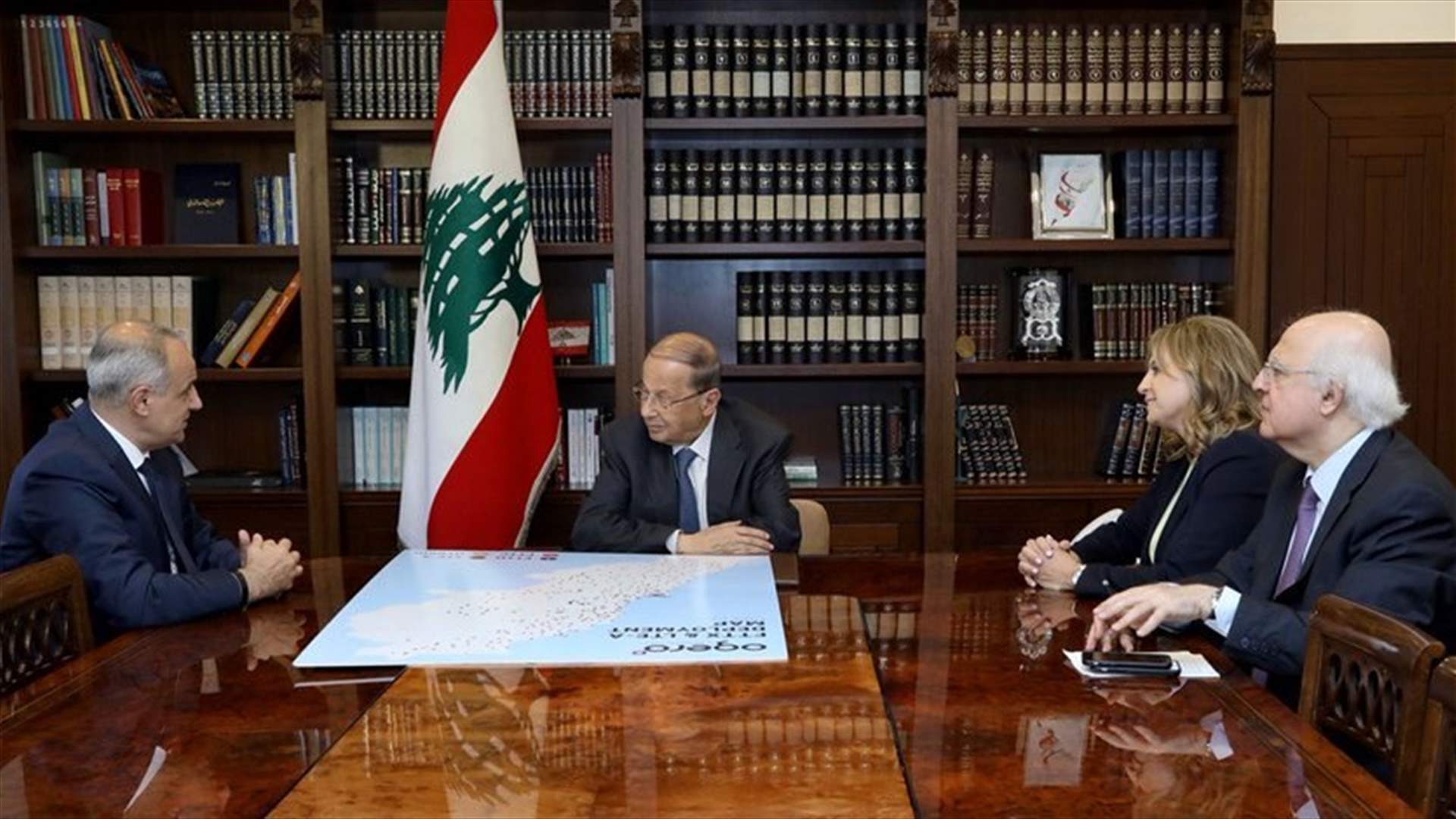 Kreidieh after meeting Aoun: Plan to install fiber optics across Lebanon to improve telecom and internet