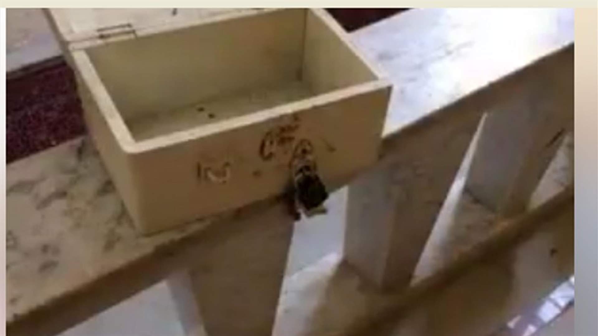 مجهولون سرقوا صندوق التبرعات من مزار مار جرجس طليا