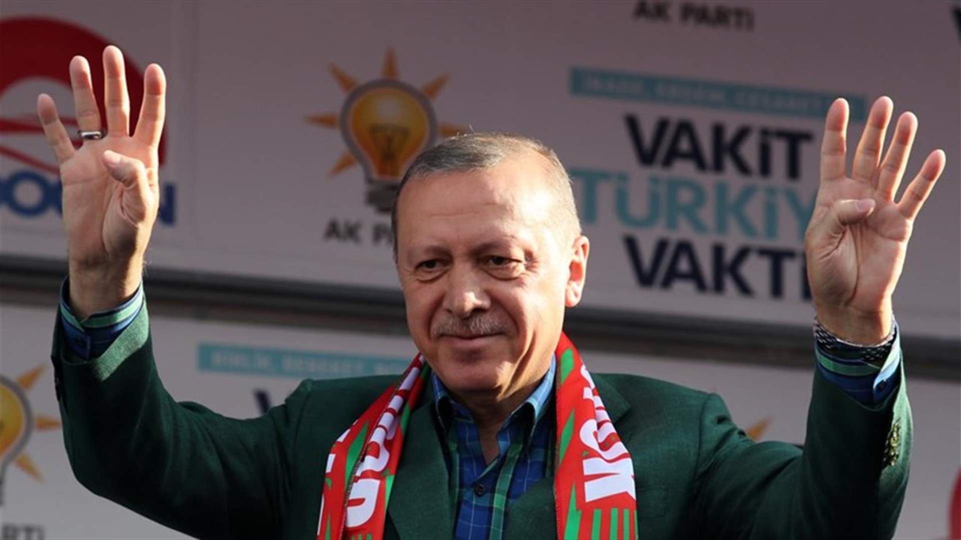 Turkey's Erdogan denounces rival for visiting Kurdish "terrorist"