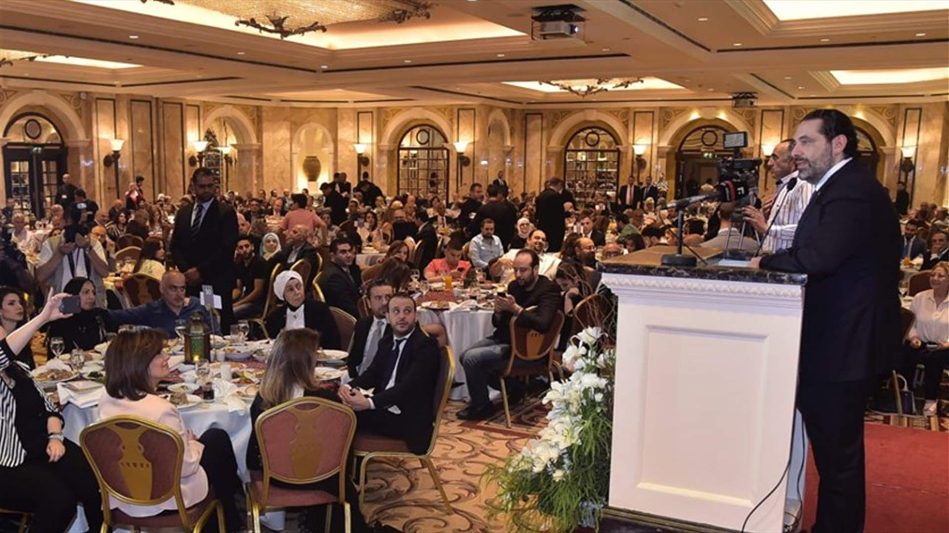 الحريري: الحكومة التي سنشكلها ستكون من 30 وزيرا وكل الأفرقاء يتعاونون لتشكيلها