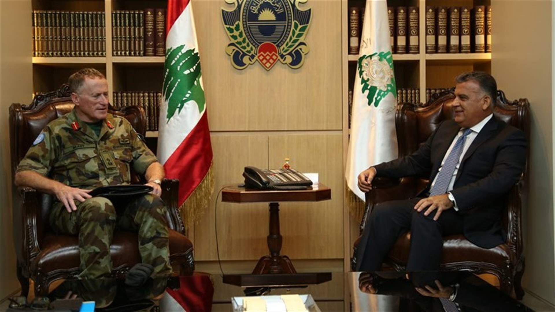 Ibrahim meets with UNIFIL’s Beary, discusses means to preserve stability on southern borders