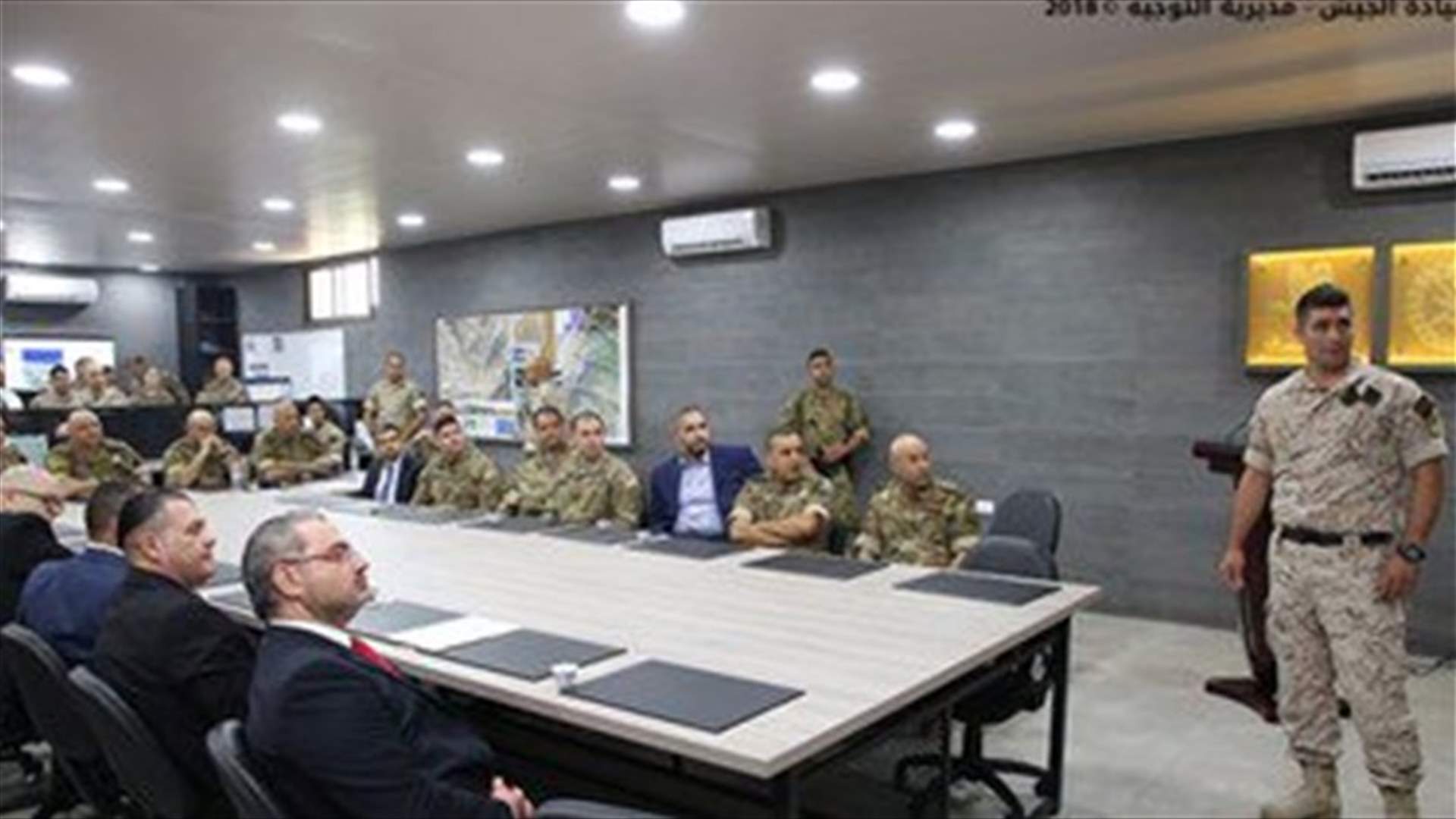 LAF Commander inspects infantry regiment in Ghosta