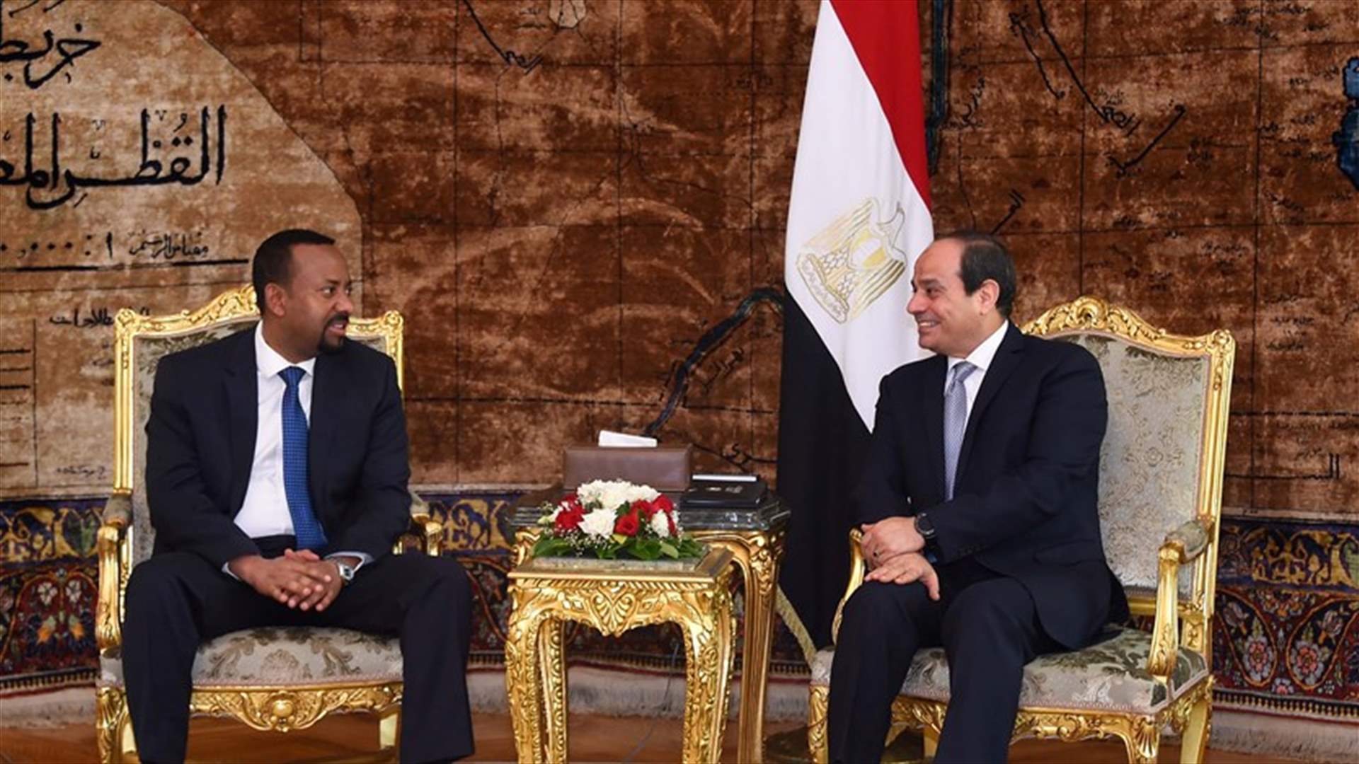 السيسي ورئيس الوزراء الاثيوبي اتفقا على تبني "رؤية مشتركة" حول سد النهضة
