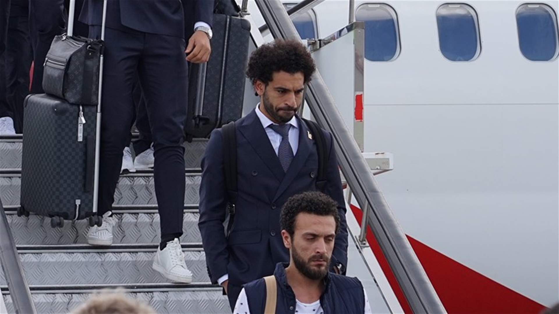 صلاح يخوض أول تدريب مع منتخب مصر منذ الإصابة في نهائي دوري الابطال
