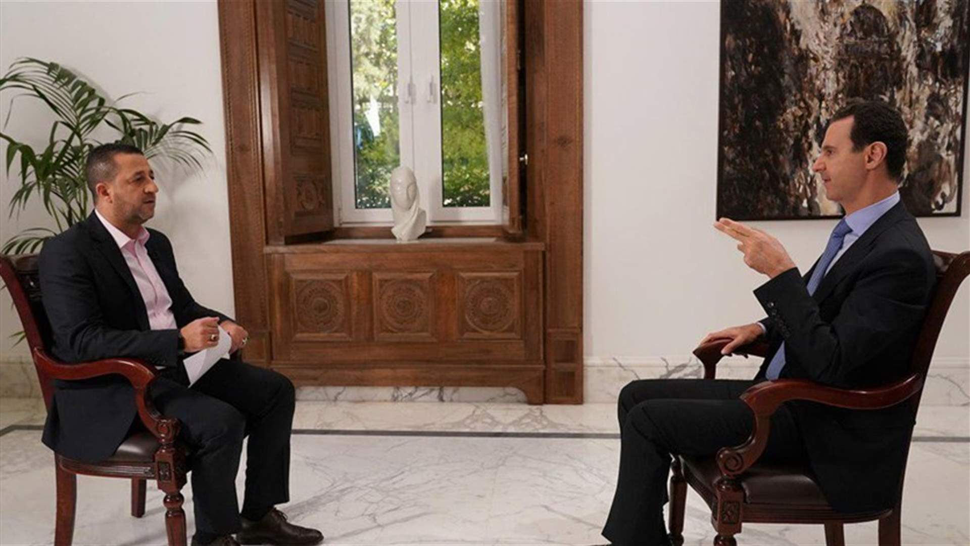 العلاقة السورية الإيرانية استراتيجية... الأسد: المعركة طويلة و"حزب الله" عنصر أساسي فيها