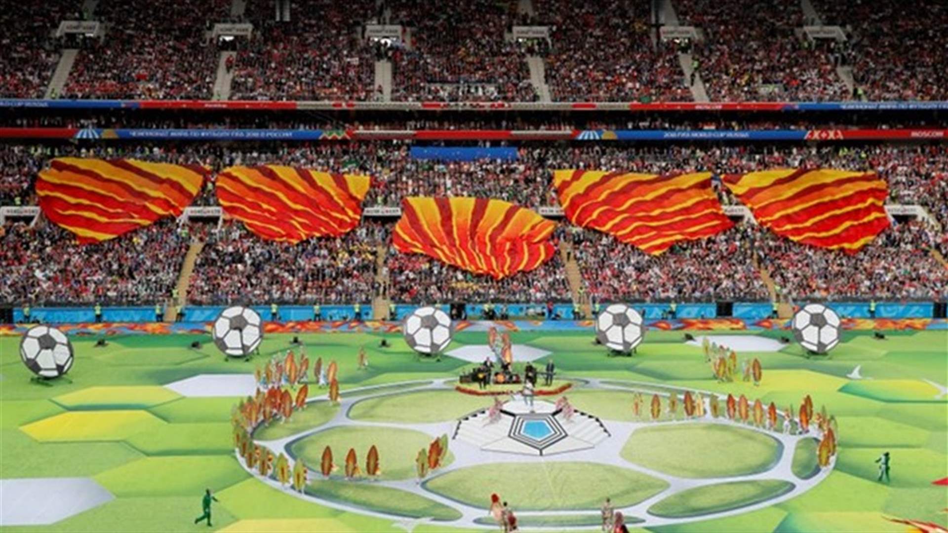 بالصور - حفل افتتاح مونديال روسيا 2018