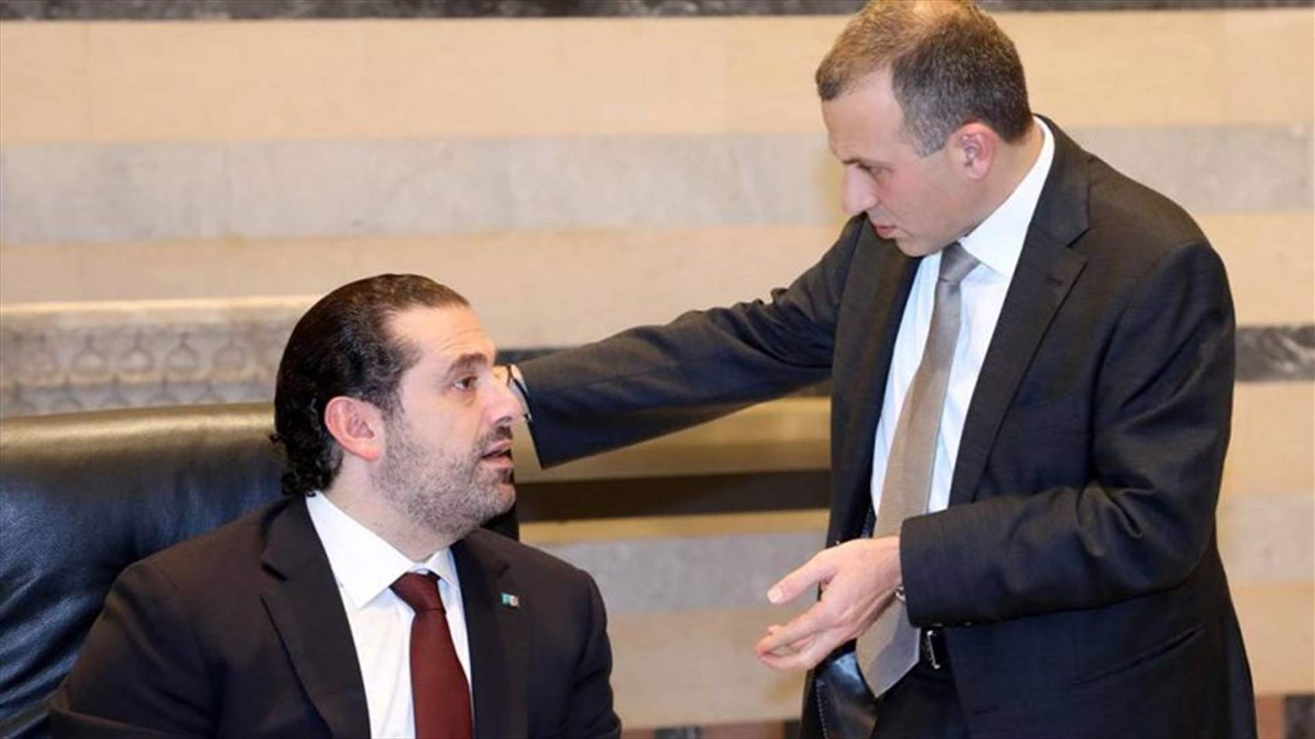 "الانباء": هذا هو سبب الخلاف بين الحريري باسيل