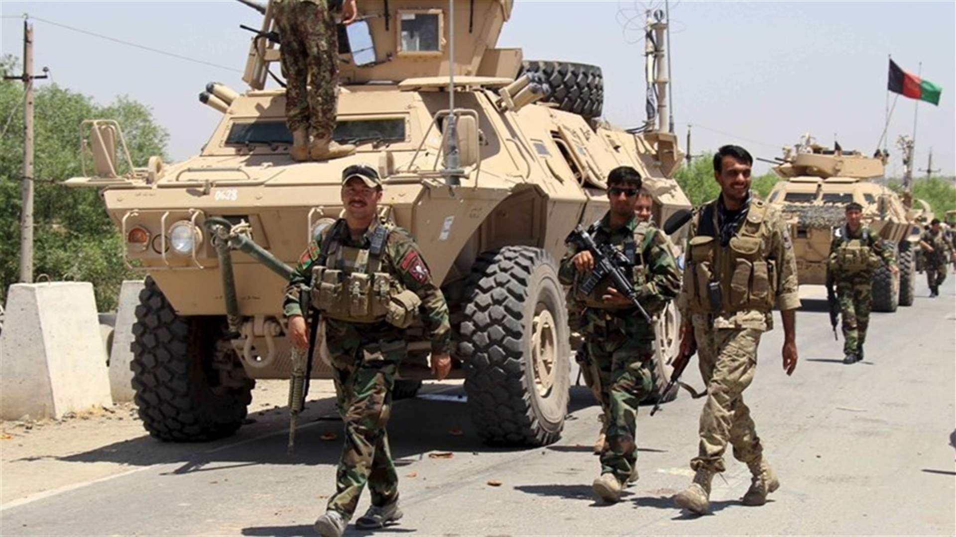 الجنود الأفغان يحتفلون بعيد الفطر