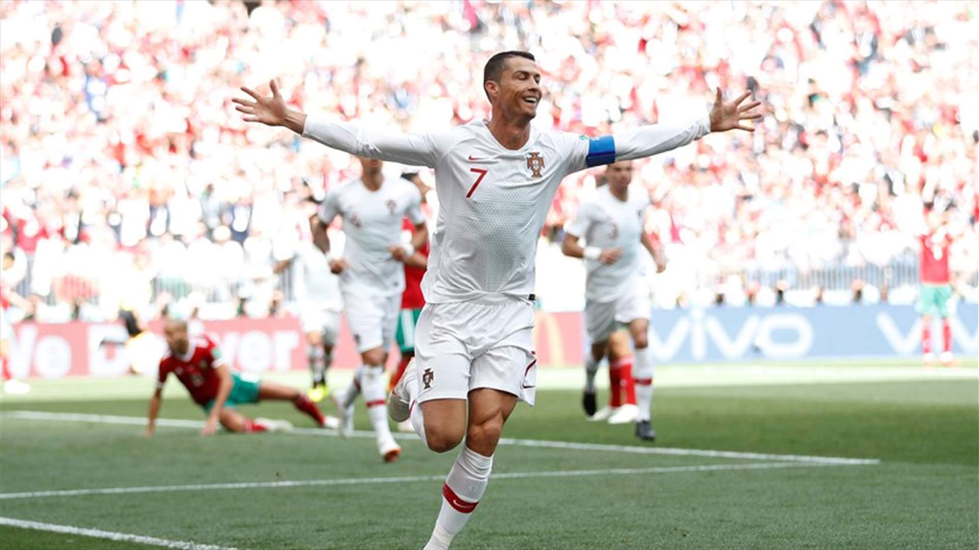 هدف رونالدو يُسقط المغرب ويقود البرتغال للفوز
