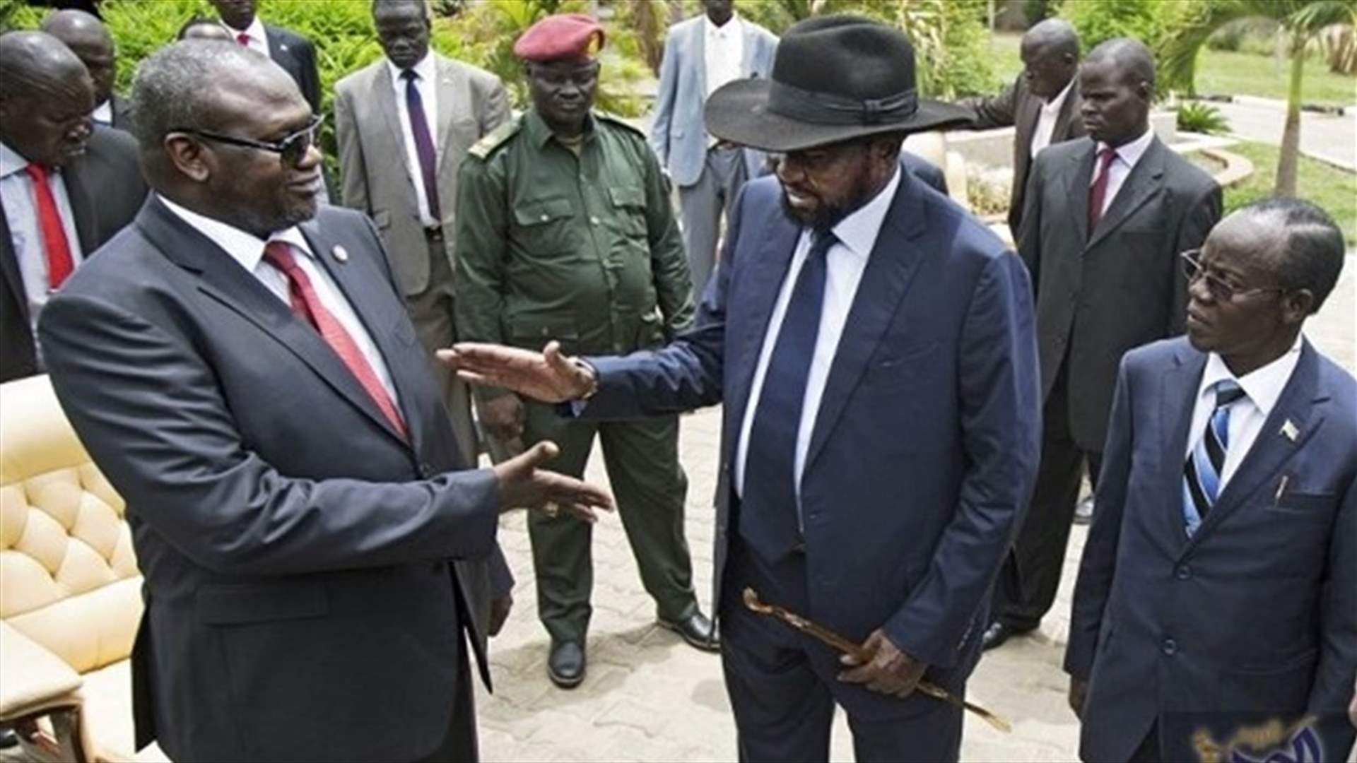 لقاء يجمع رئيس جنوب السودان وزعيم المتمردين للمرة الأولى منذ عامين