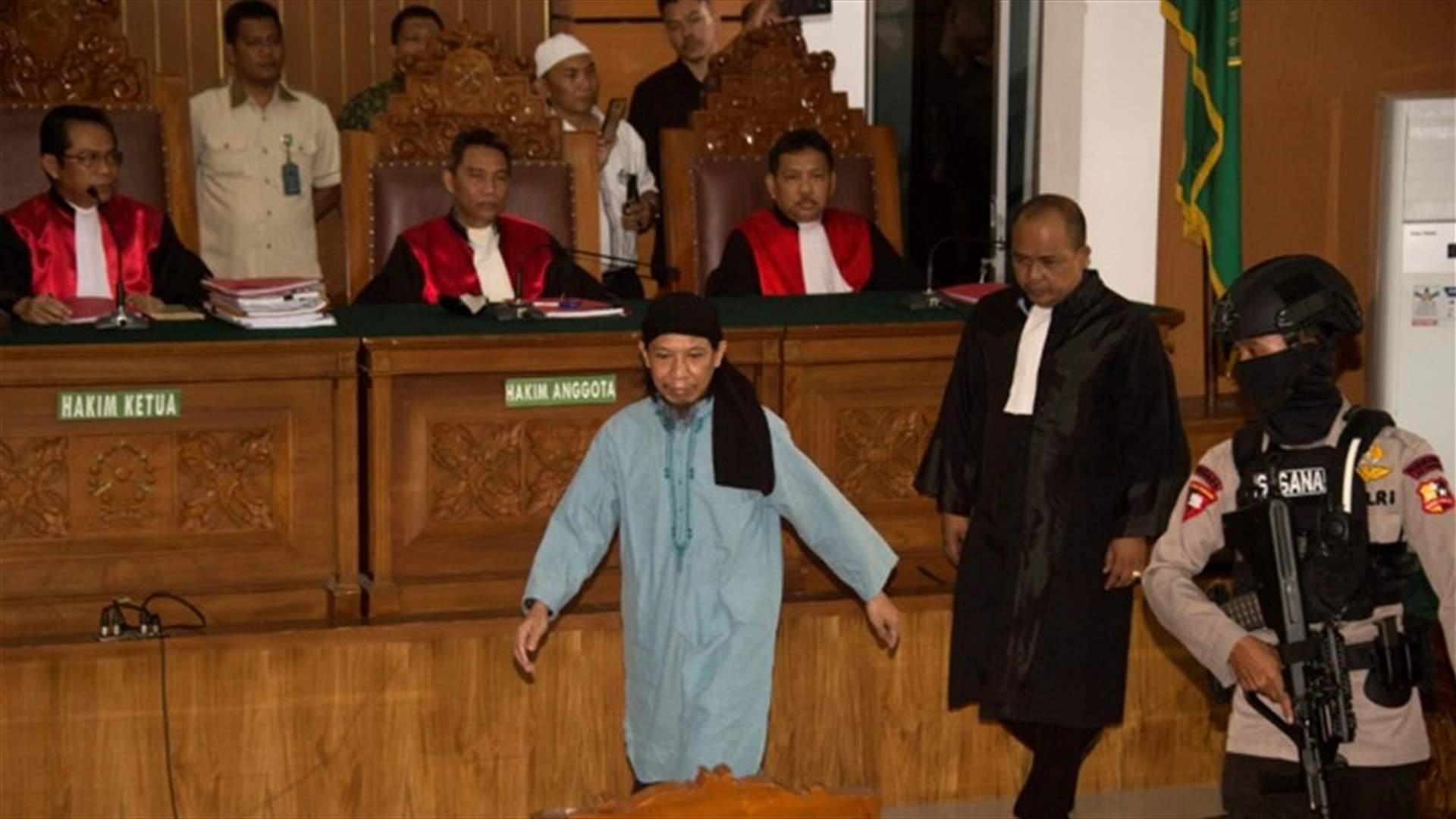 الاعدام لمتطرف اسلامي بتهمة التخطيط لاعتداءات جاكرتا
