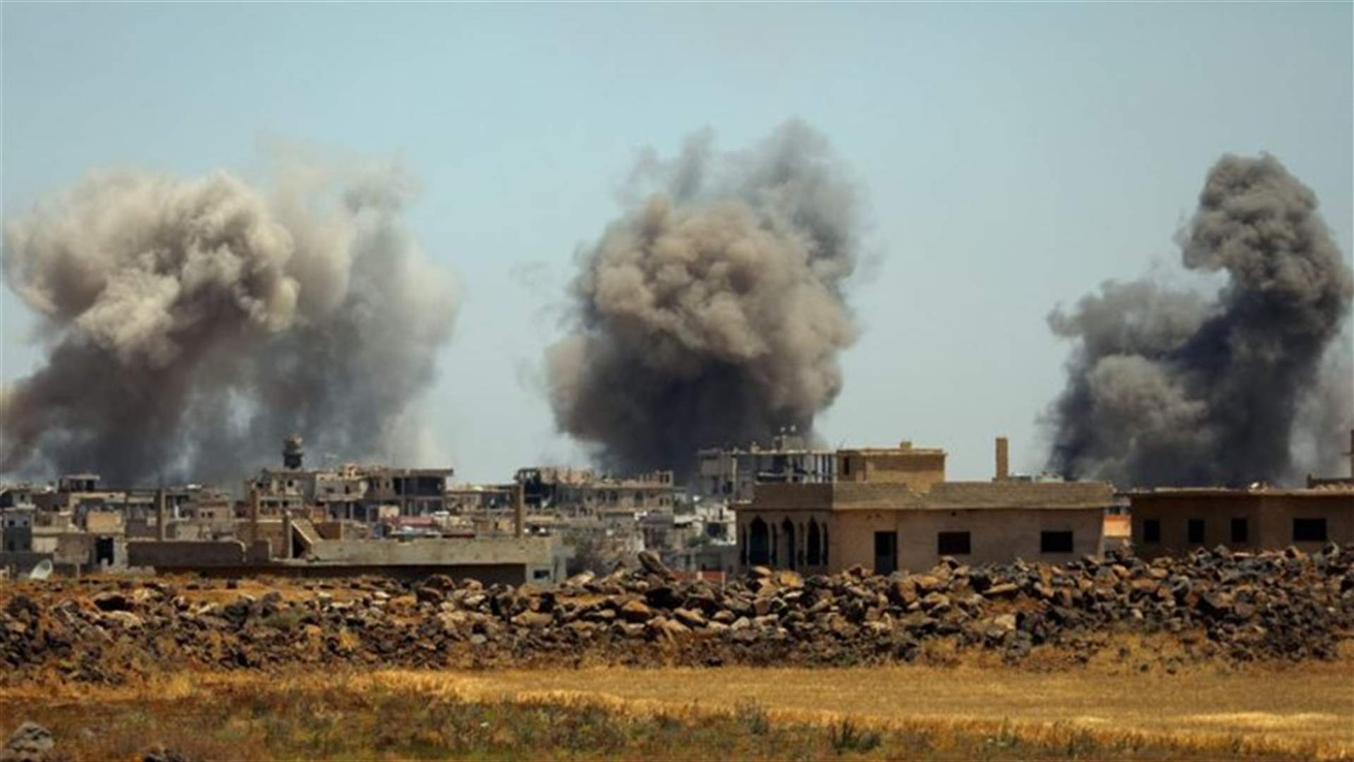 Syrian military bombs Deraa, extending assault in southwest -rebel, monitor