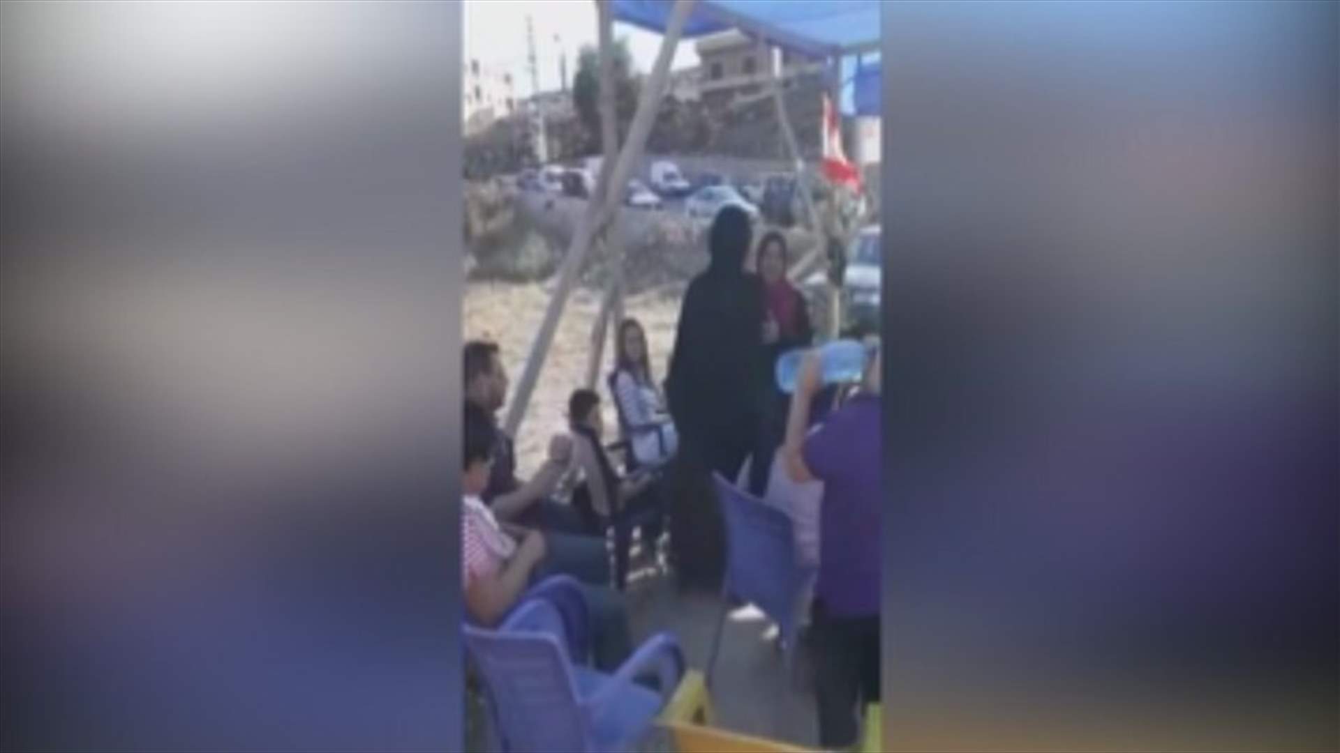 اعتصام لأهالي حبوش وعربصاليم أمام مكب النفايات في حبوش
