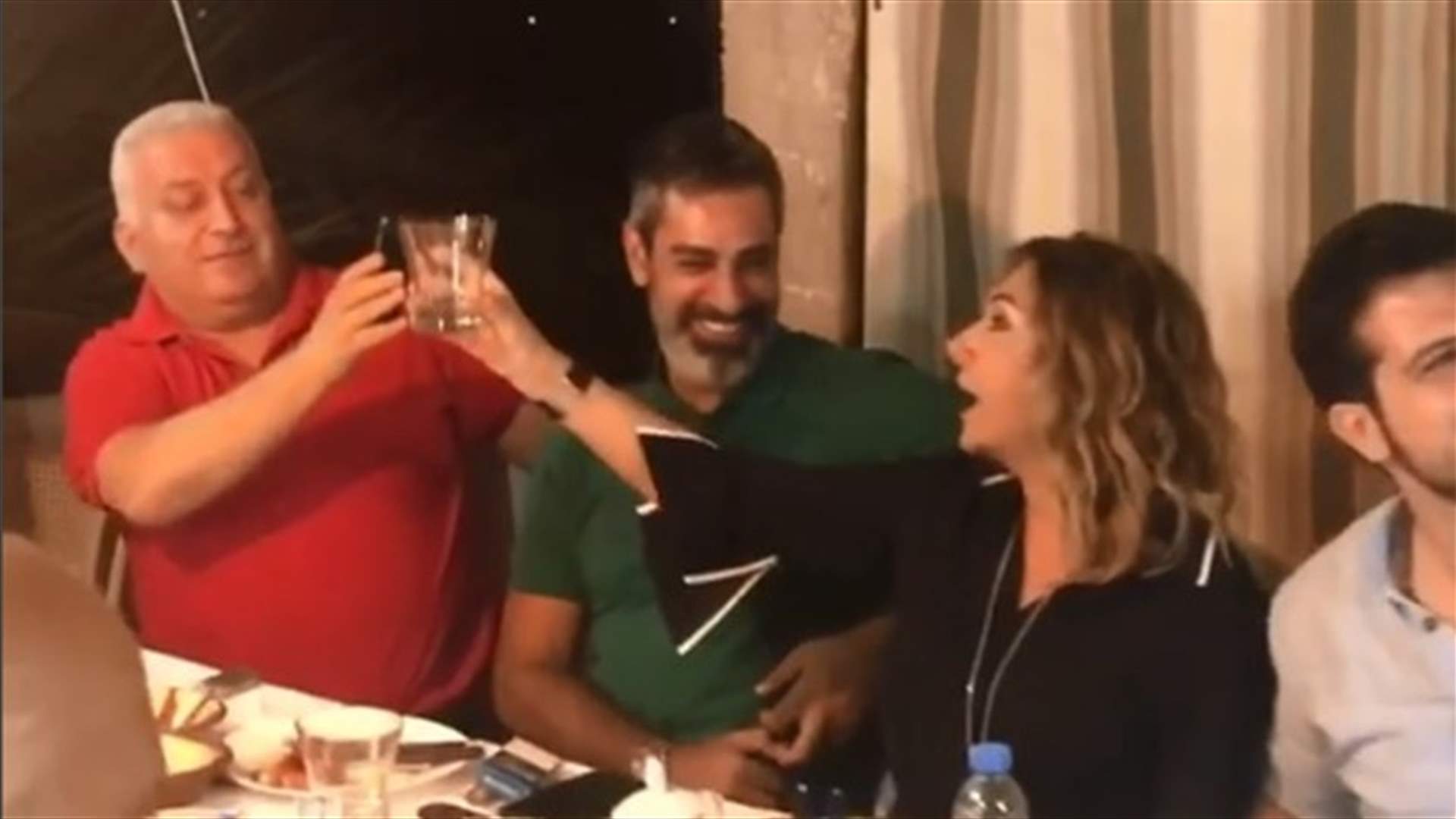 بالفيديو- نجوم "كل الحب كل الغرام" سويّاً من جديد.. جيهان خماس وباسم مغنية يسجلان غيابهما