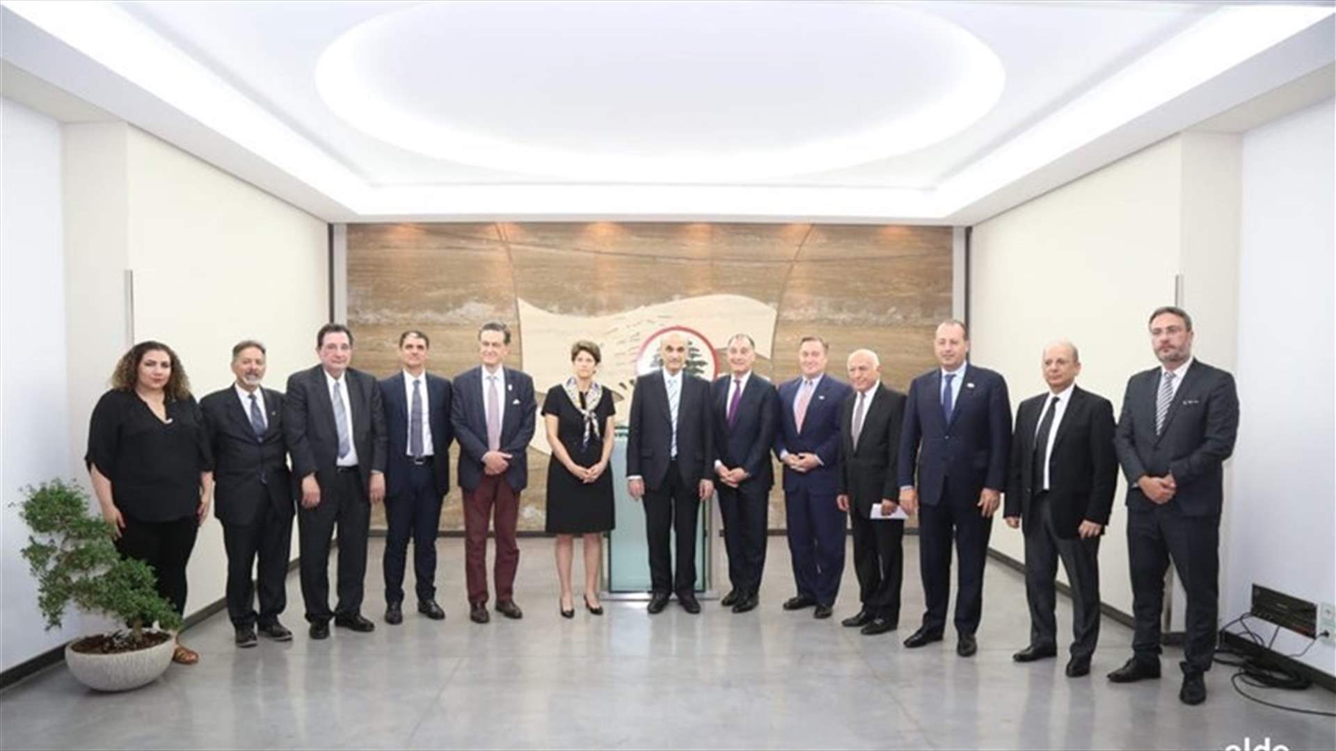 Geagea meets with delegation from the American Task Force for Lebanon