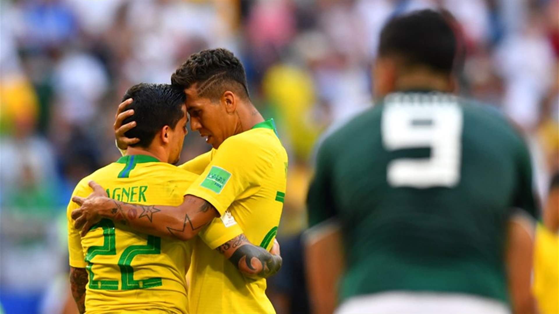هدفان يؤهلان البرازيل إلى الدور ربع النهائي في بطولة كأس العالم