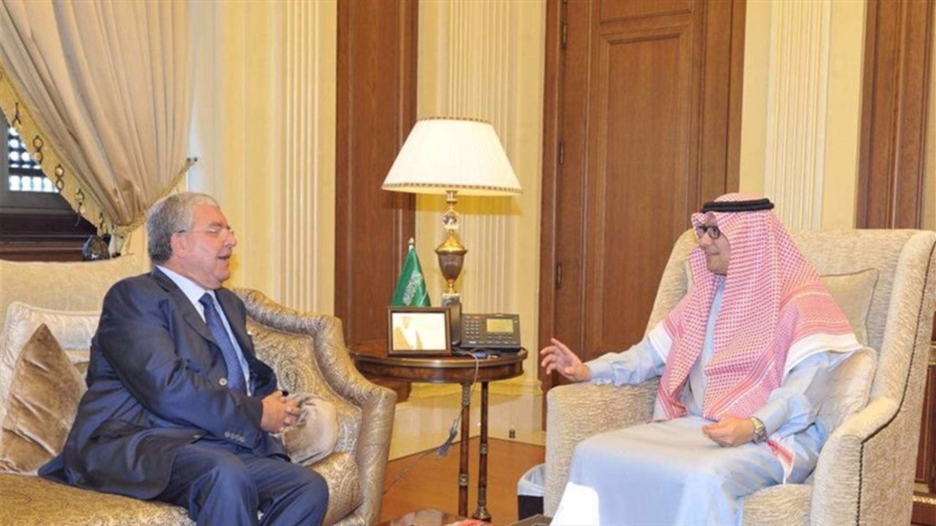 Minister Machnouq meets al-Boukhari