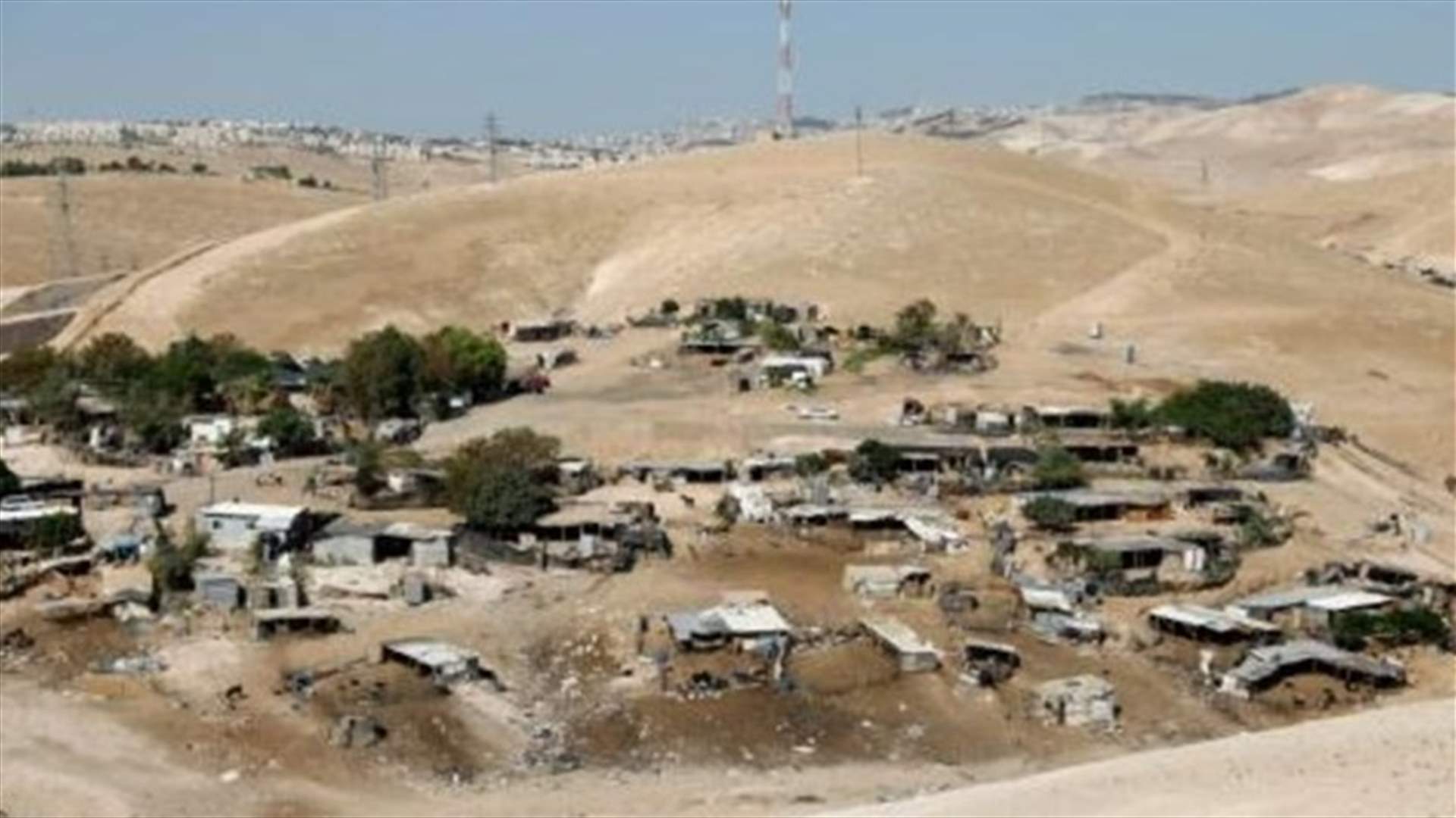 اسرائيل تستعد لهدم قرية بدوية في الضفة الغربية المحتلة