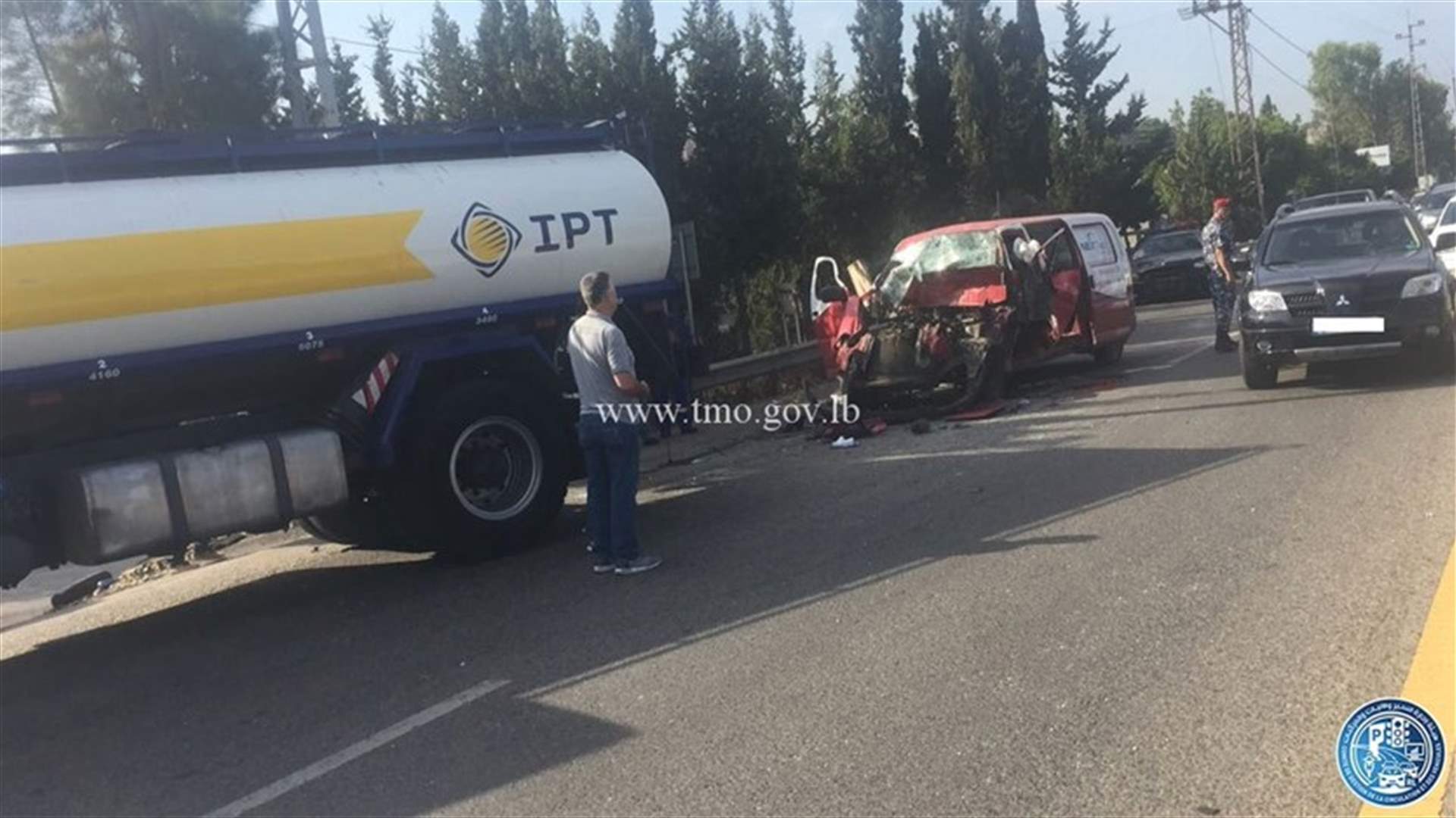 بالصورة - قتيل نتيجة حادث سير على اوتوستراد عمشيت