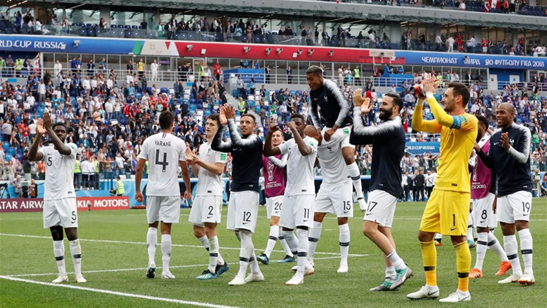 فرنسا تشق طريقها الى نصف نهائي كأس العالم