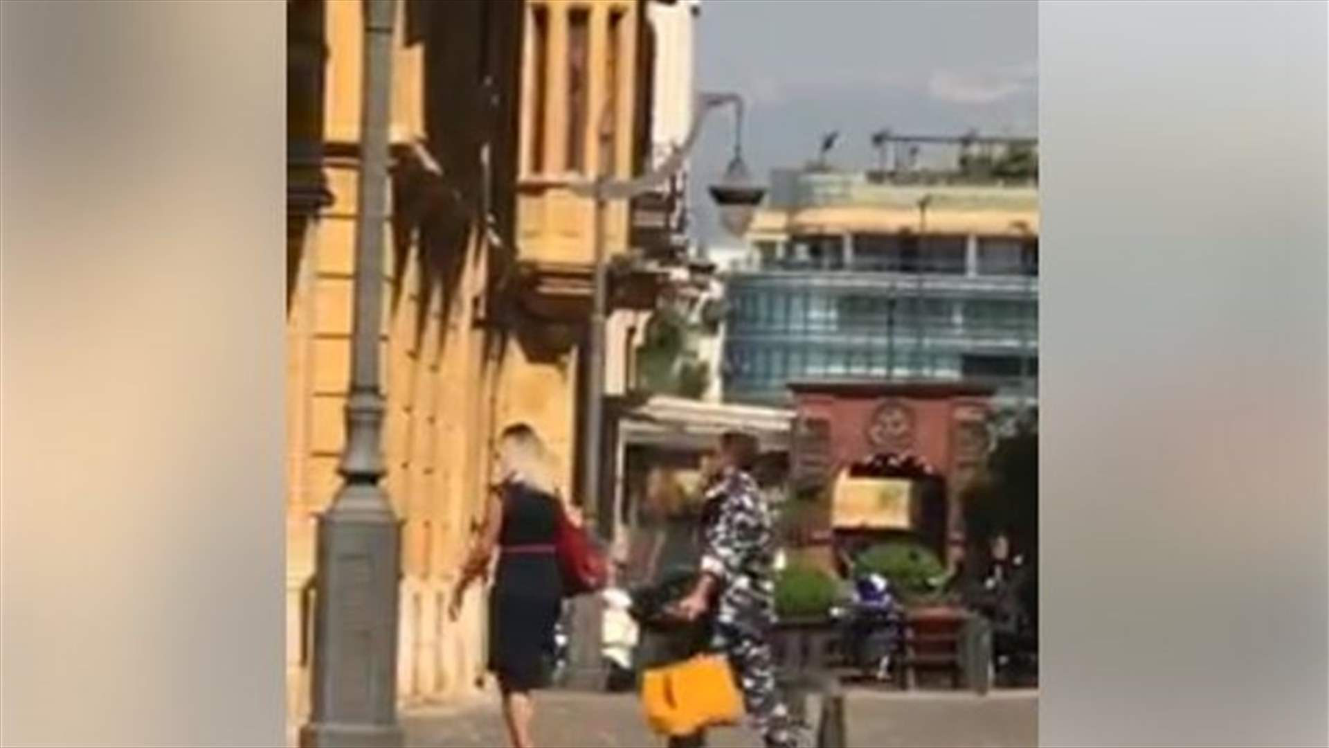 فيديو اثار استياء عدد كبير من اللبنانيين...