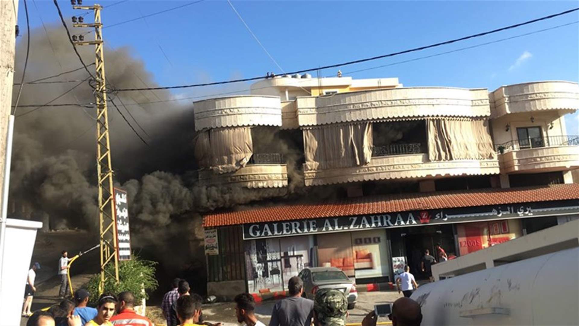 انفجار نحو 50 قارورة غاز في كفرتبنيت وحالات اغماء بين المواطنين...