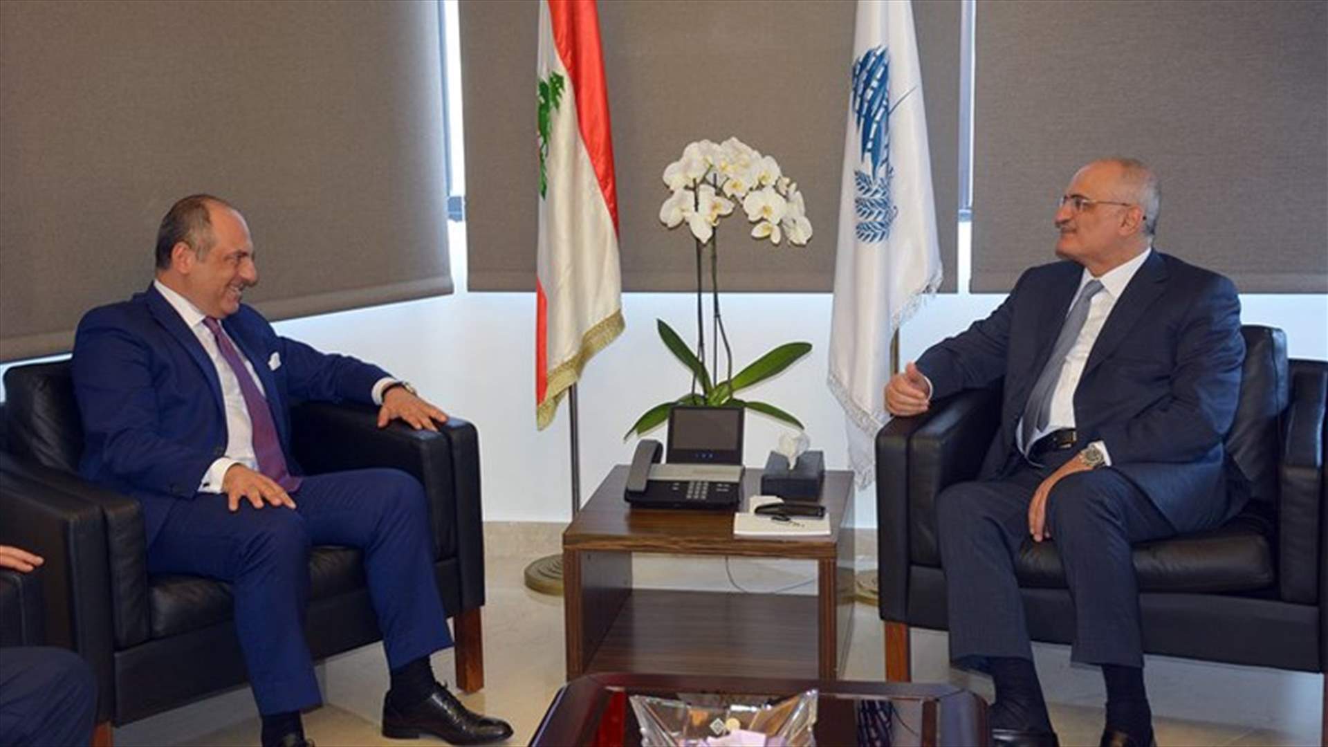 خليل تابع مع بو عاصي أزمة الاسكان وإستقبل المدير الإقليمي للبنك الدولي