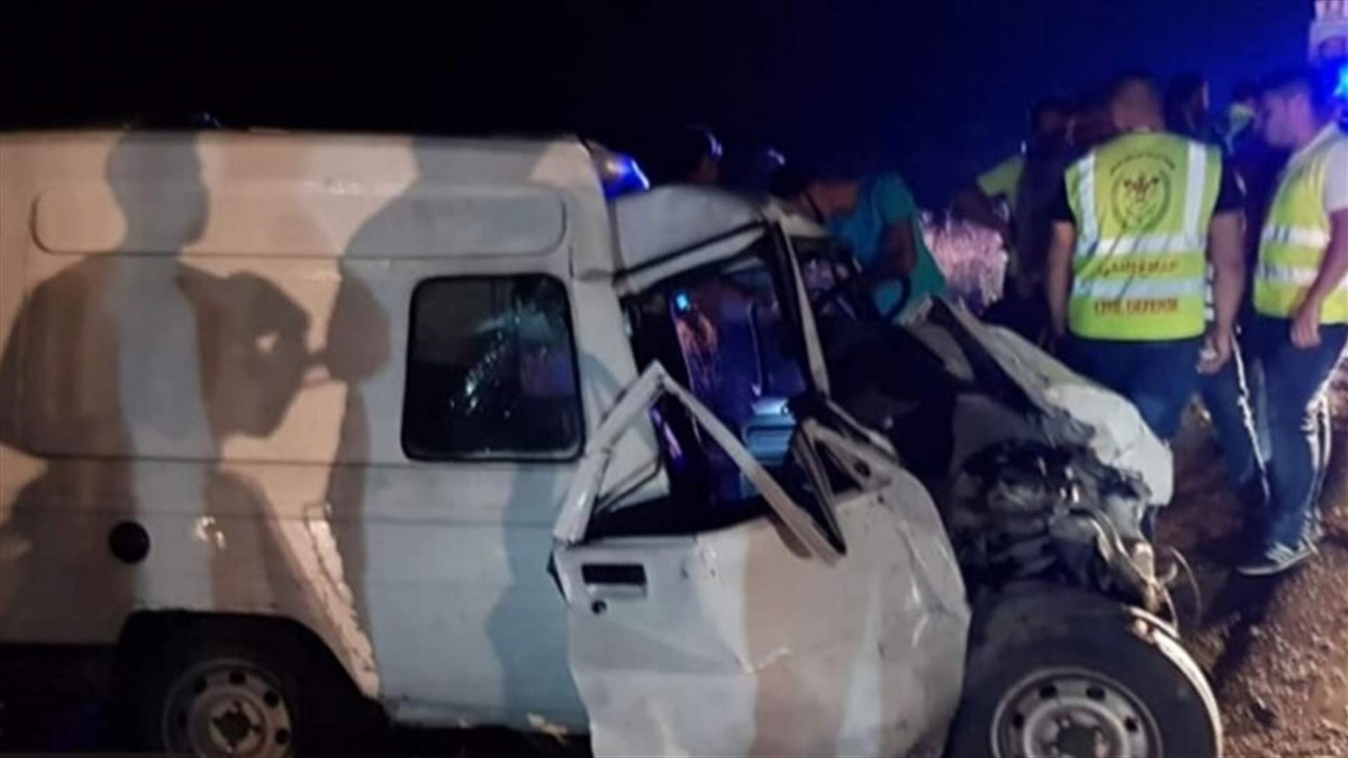 اصابة 9 إشخاص بحادث سير على طريق كفرا