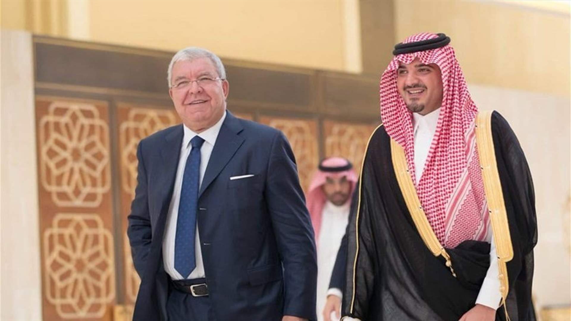 Closed meeting between al-Machnouk and his Saudi counterpart