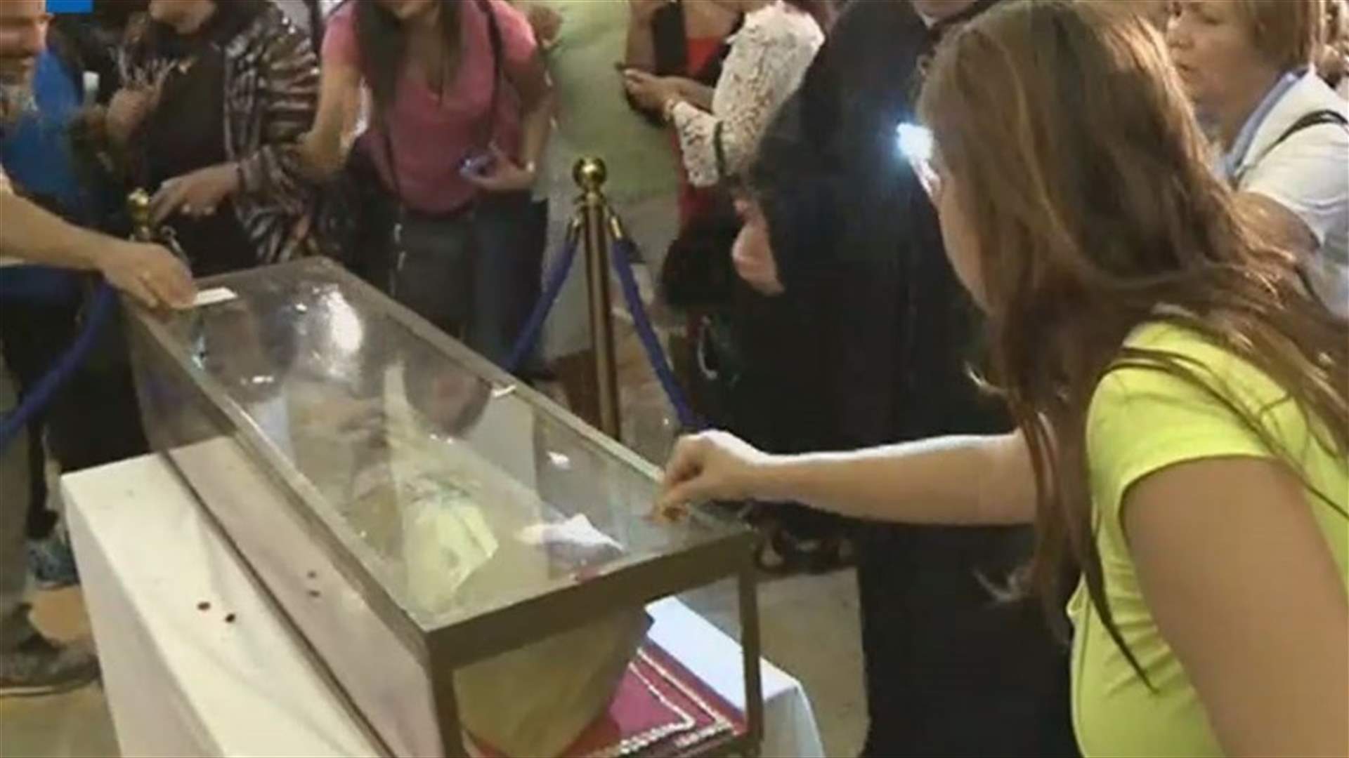 تعديل في برنامج زيارة القديسة مارينا الى لبنان