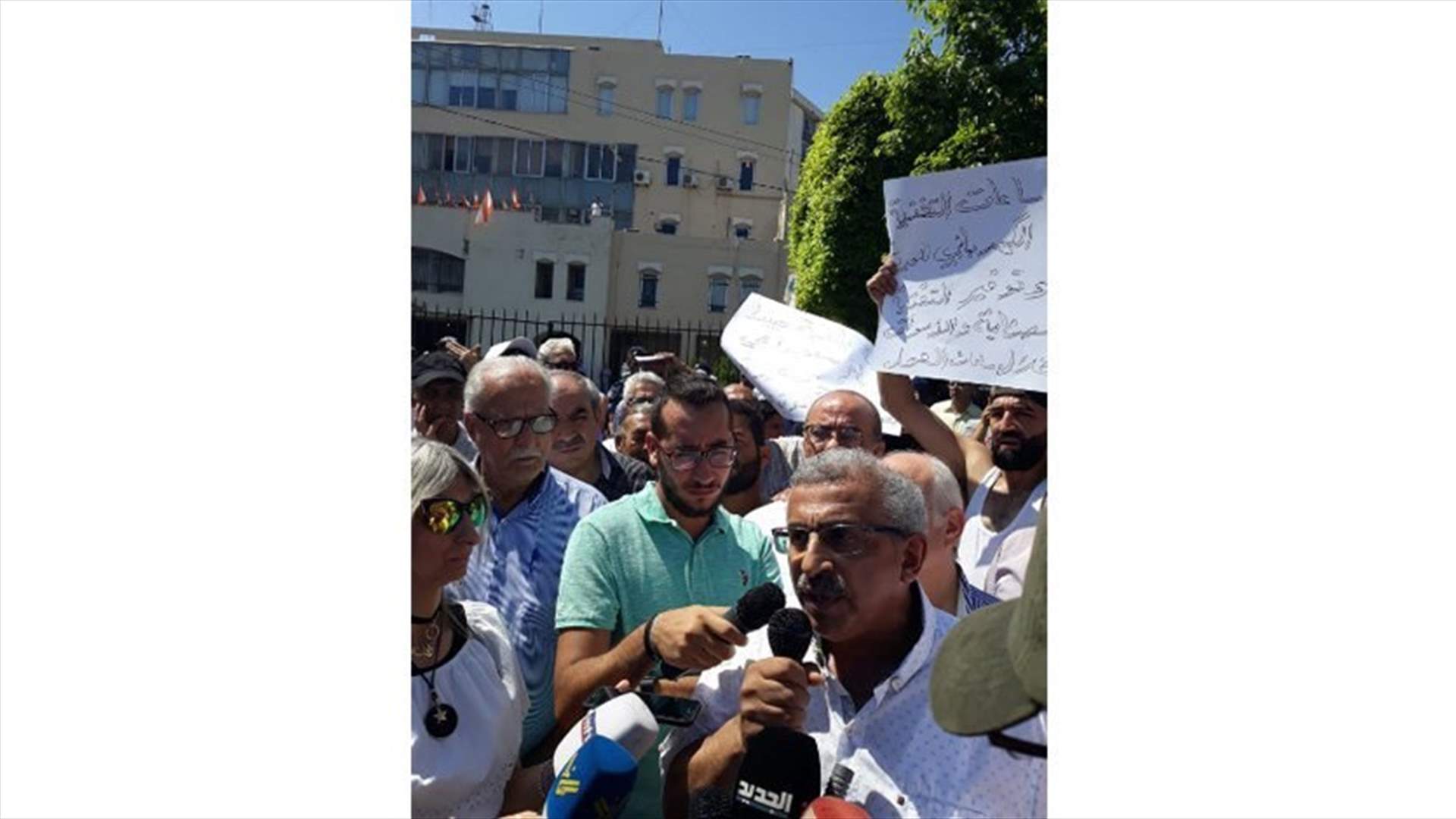National committee for environment, electricity and water stages protest in Sidon