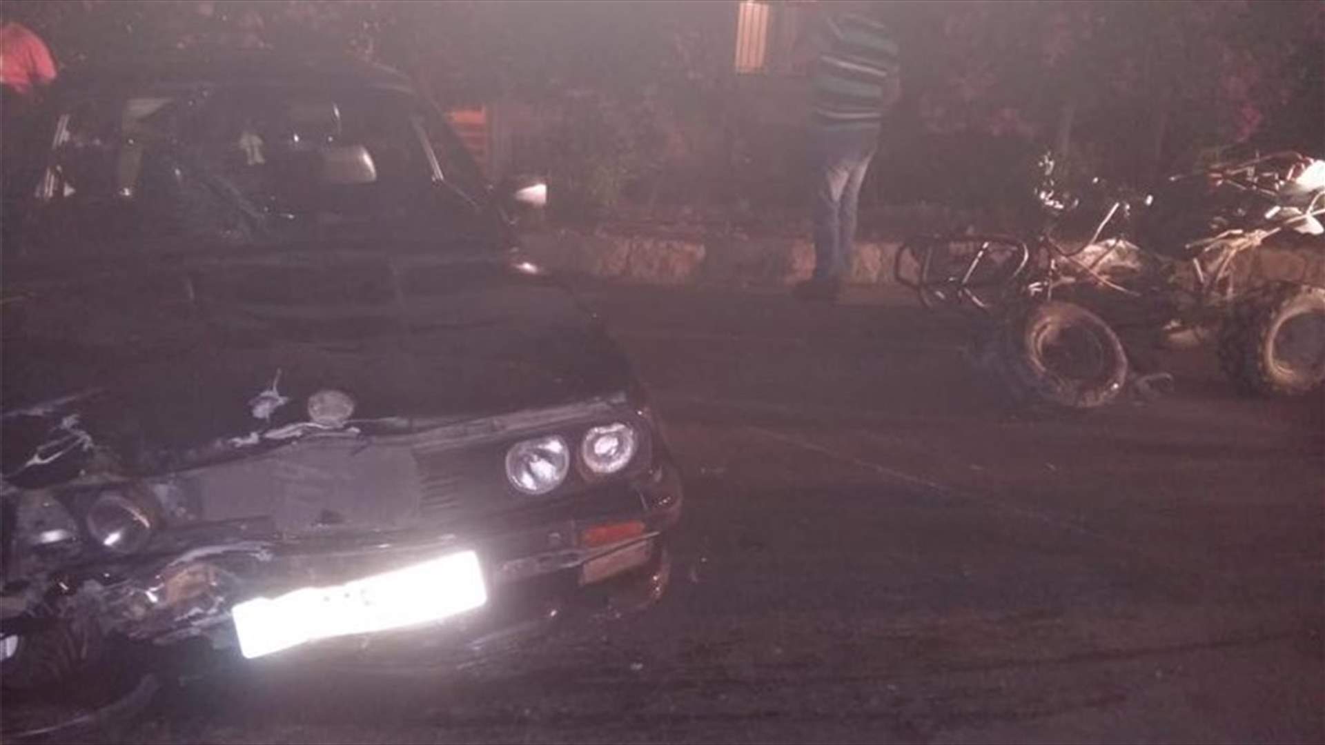 قتيل اثر حادث سير في حارة جندل الشوفية...