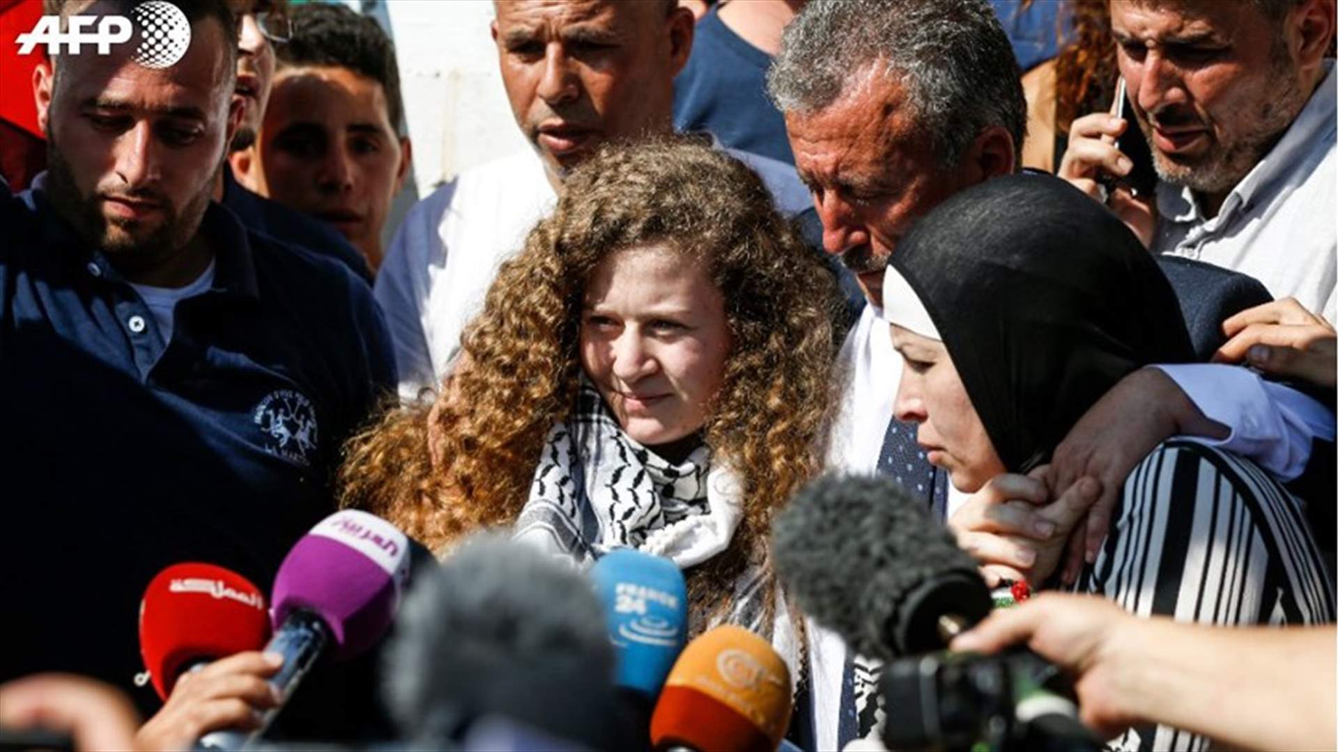 رسالة عهد التميمي للفلسطينيين...