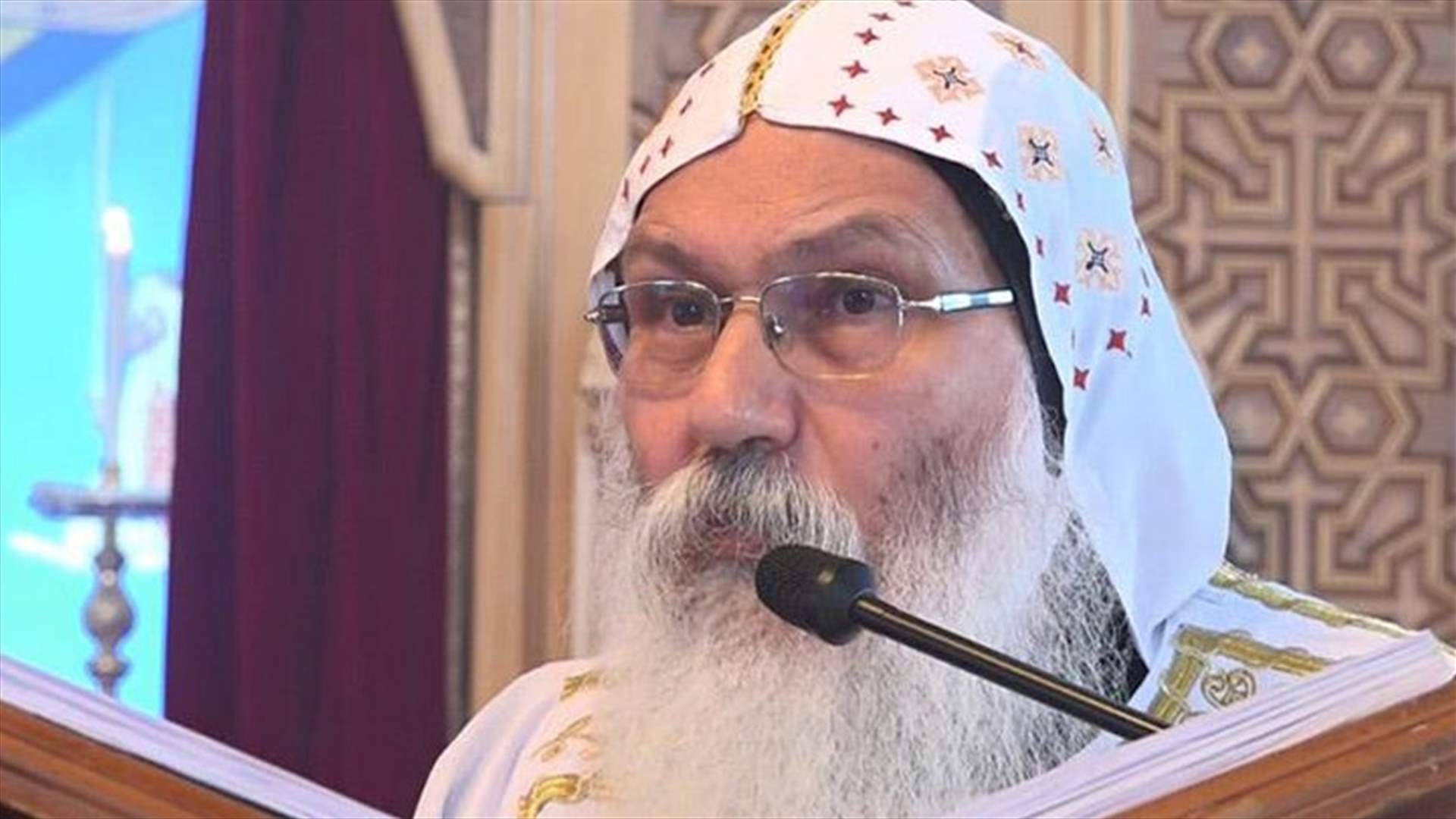 السلطات المصرية تحقق حول مصرع رئيس دير وادي النطرون بظروف غامضة