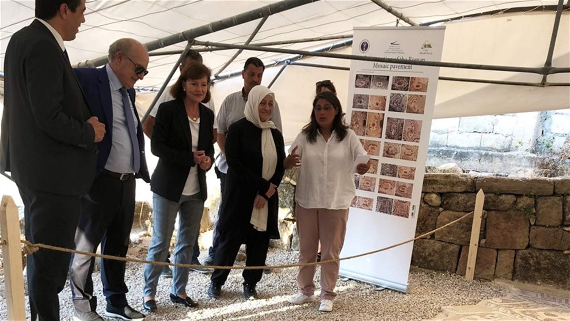 اليزابيث ريتشارد شددت على التعاون الوثيق بين الولايات المتحدة ولبنان للحفاظ على التراث الثقافي