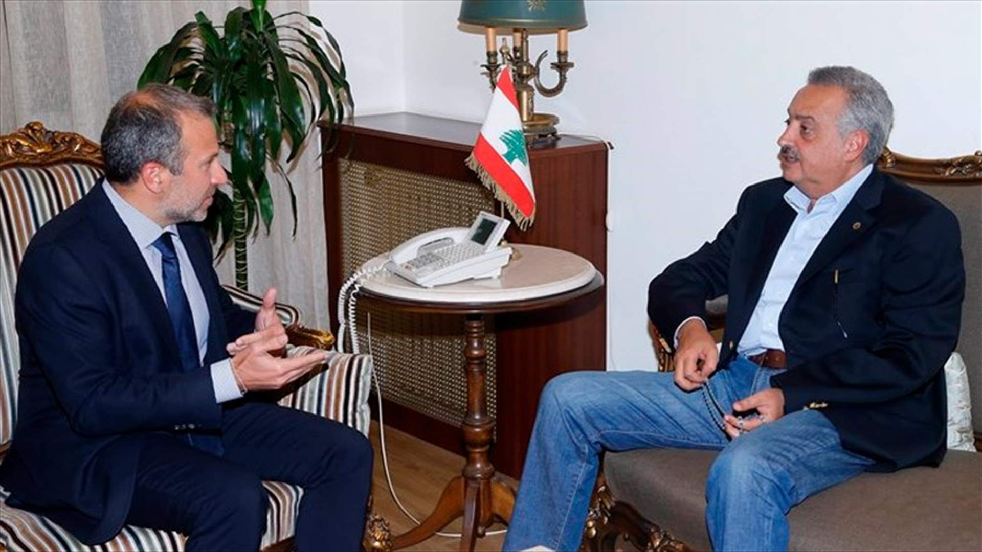 ارسلان بعد لقائه باسيل: العقدة ليست عندنا بل لدى من يطالب بالاحتكار