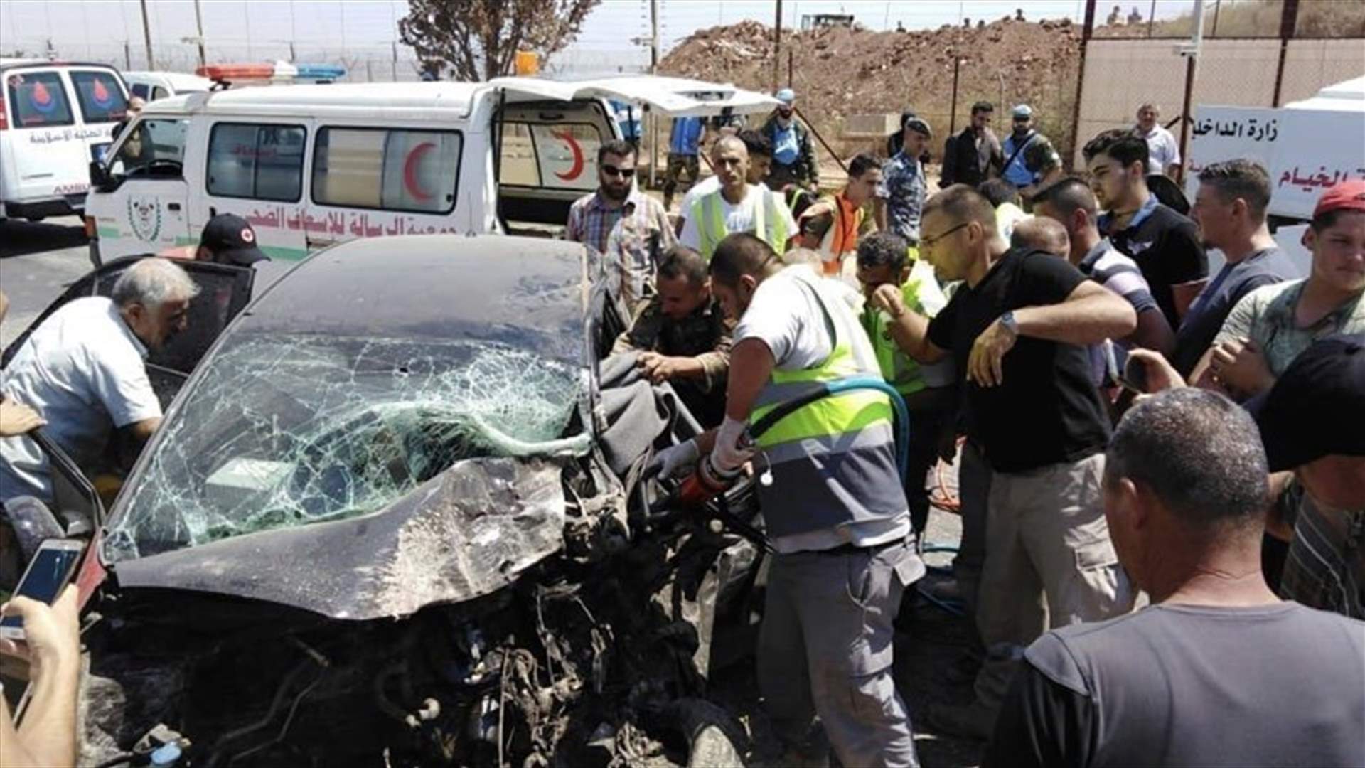 جريحان بحادث مروع في كفركلا