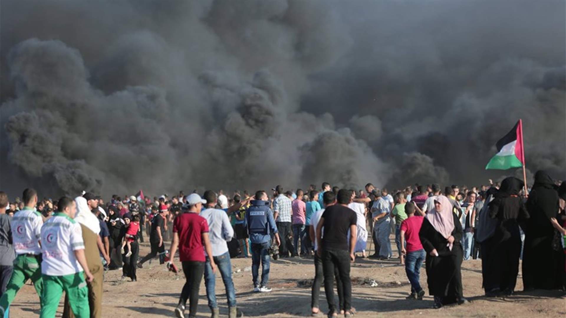 الجيش الاسرائيلي يقتل فلسطينين أحدهما مسعف على حدود قطاع غزة