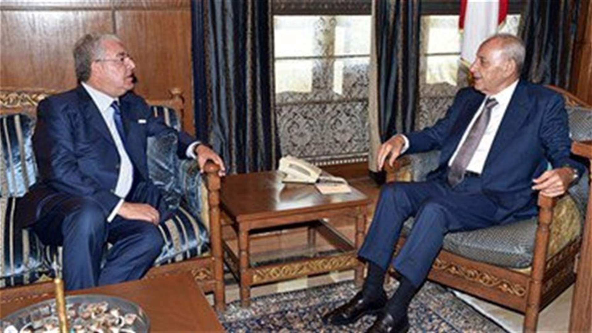 Berri and Machnouq meet, tackle security situation