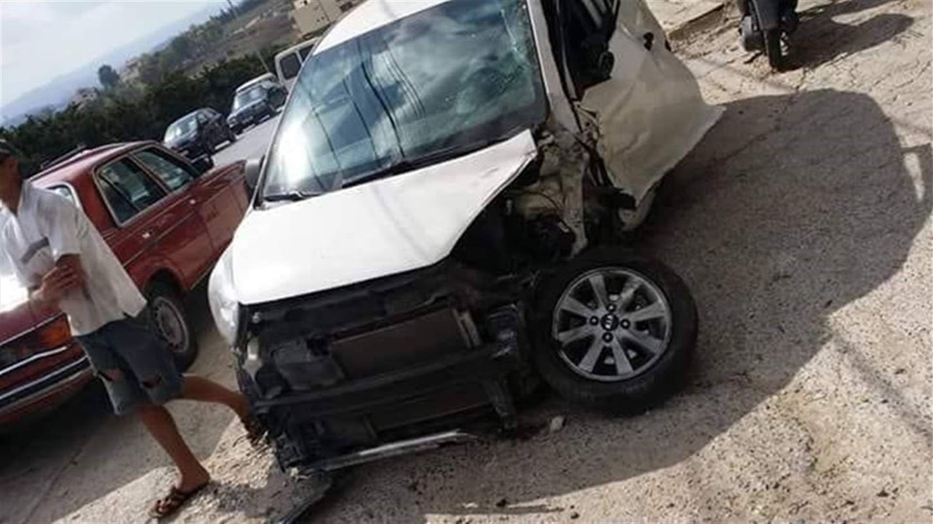 جرحى بحادث سير على طريق صور - البازورية (صور)