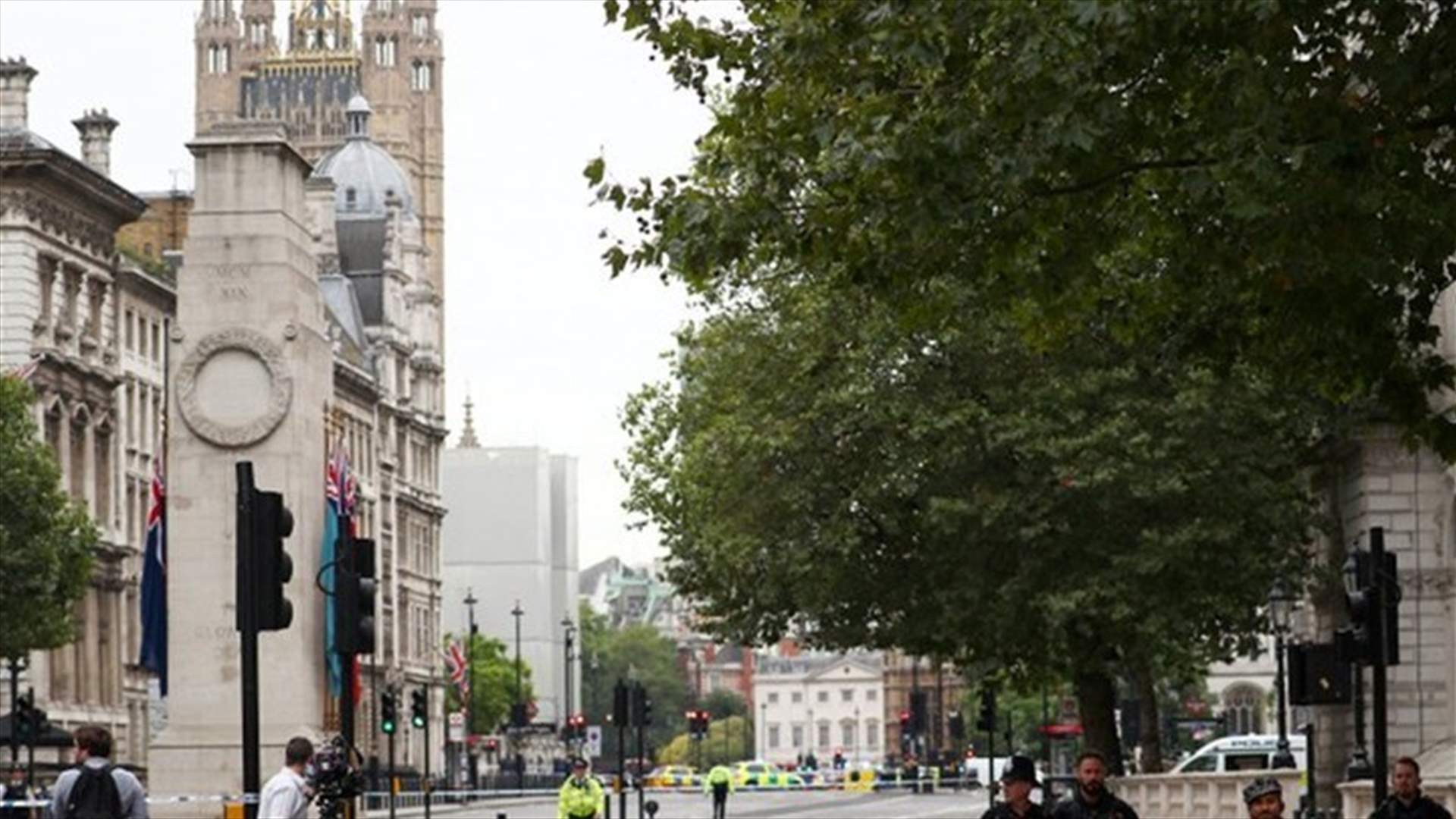 Police arrest man for terrorism offences as car hits UK parliament barriers
