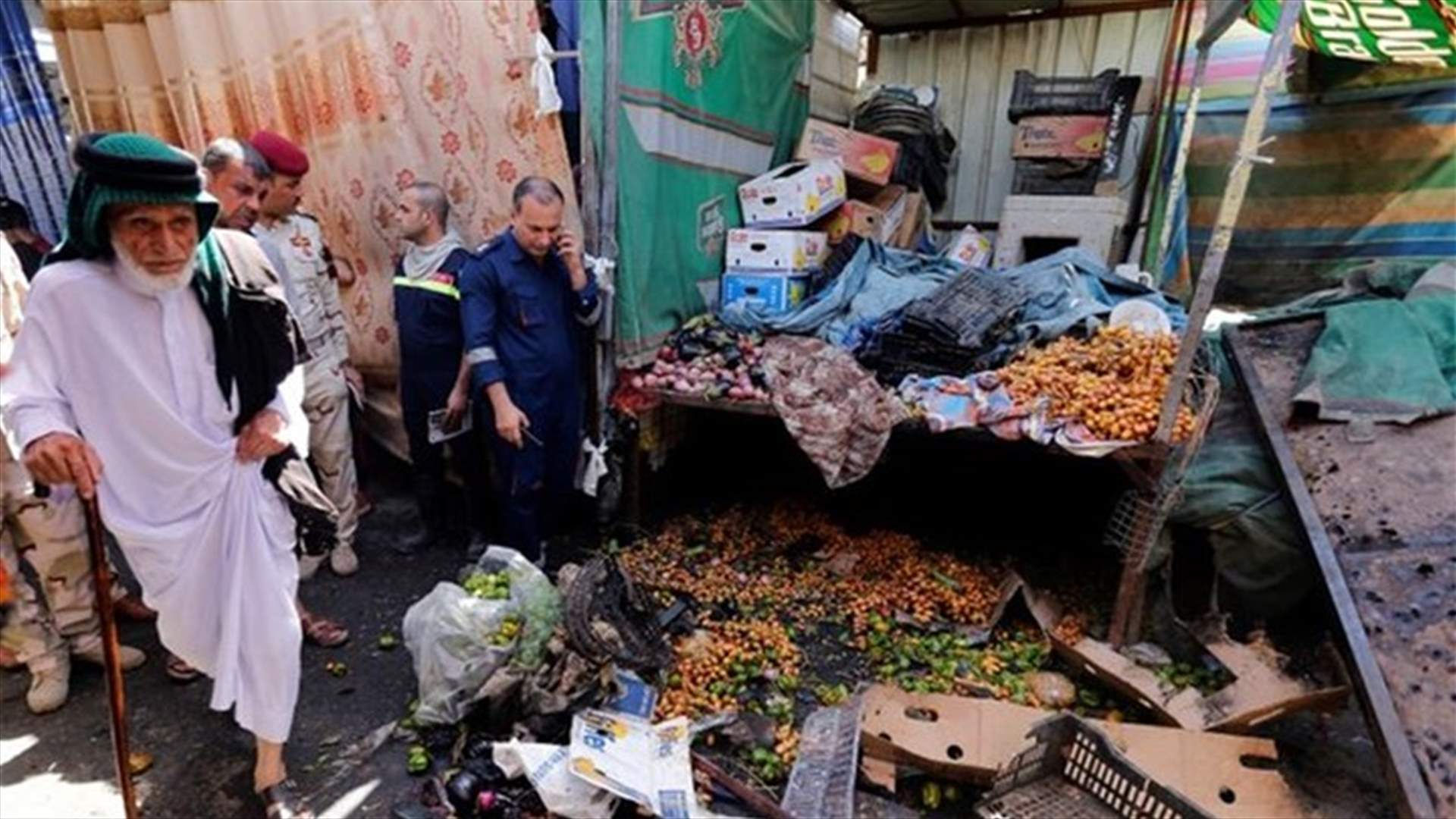 Bomb kills two in crowded Baghdad market - police