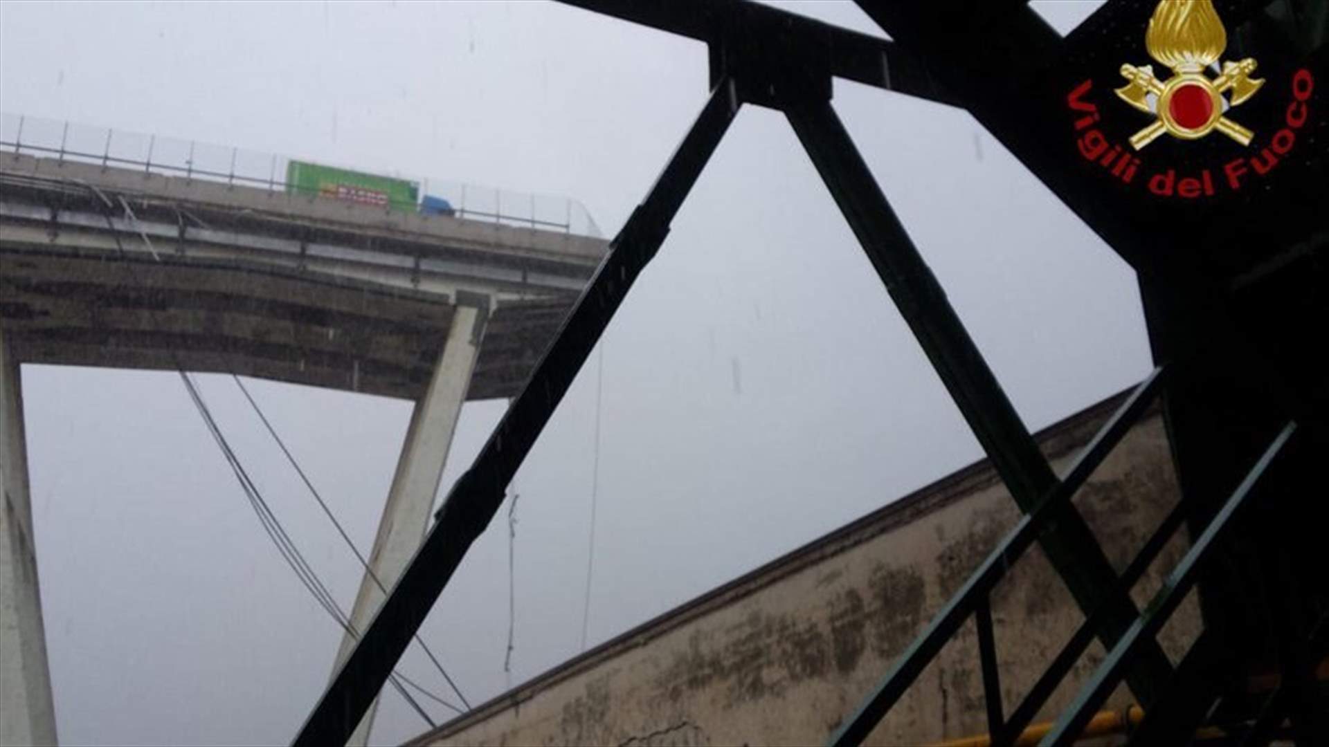 Italy motorway bridge collapses over Genoa, &quot;dozens&quot; feared dead