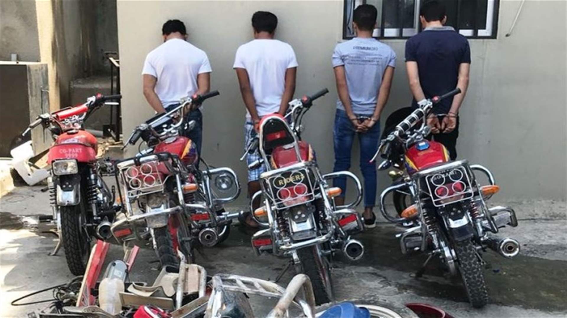 عصابة لسرقة الدراجات الآلية في قبضة المعلومات