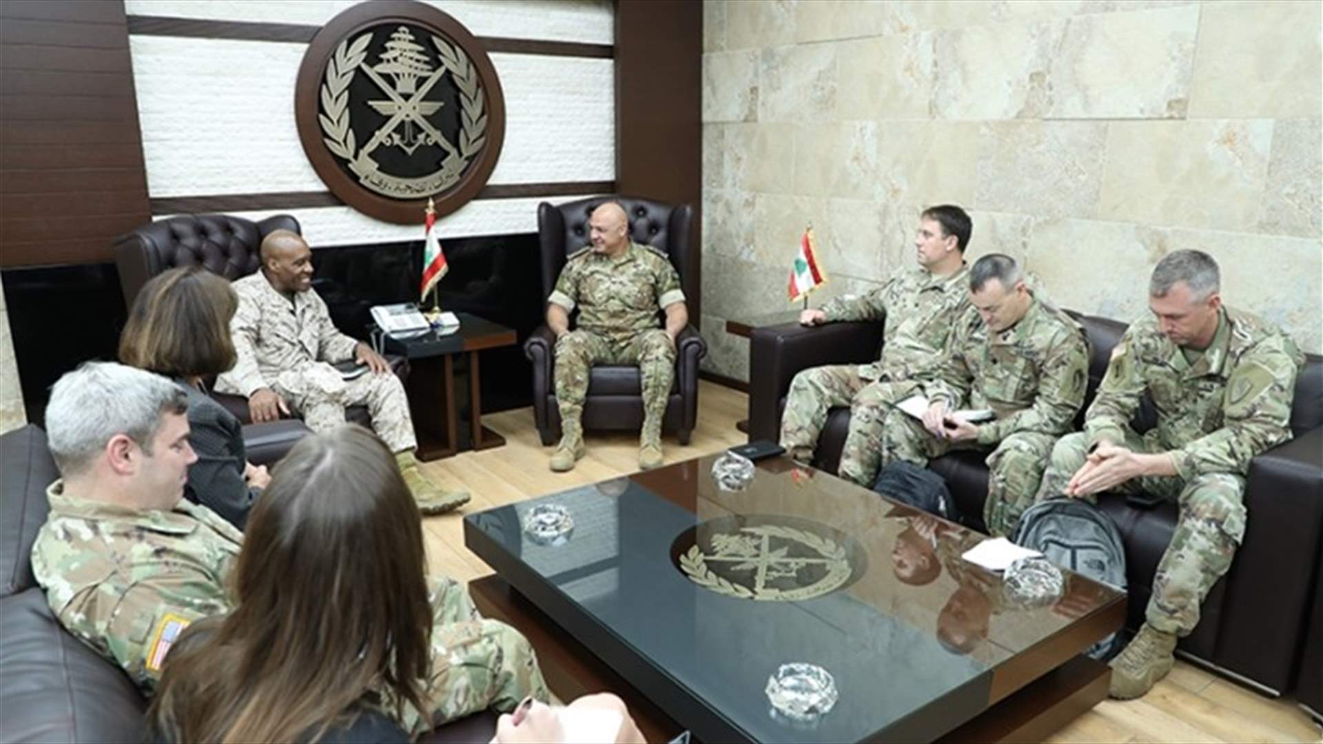 وفد عسكري أميركي زار قائد الجيش