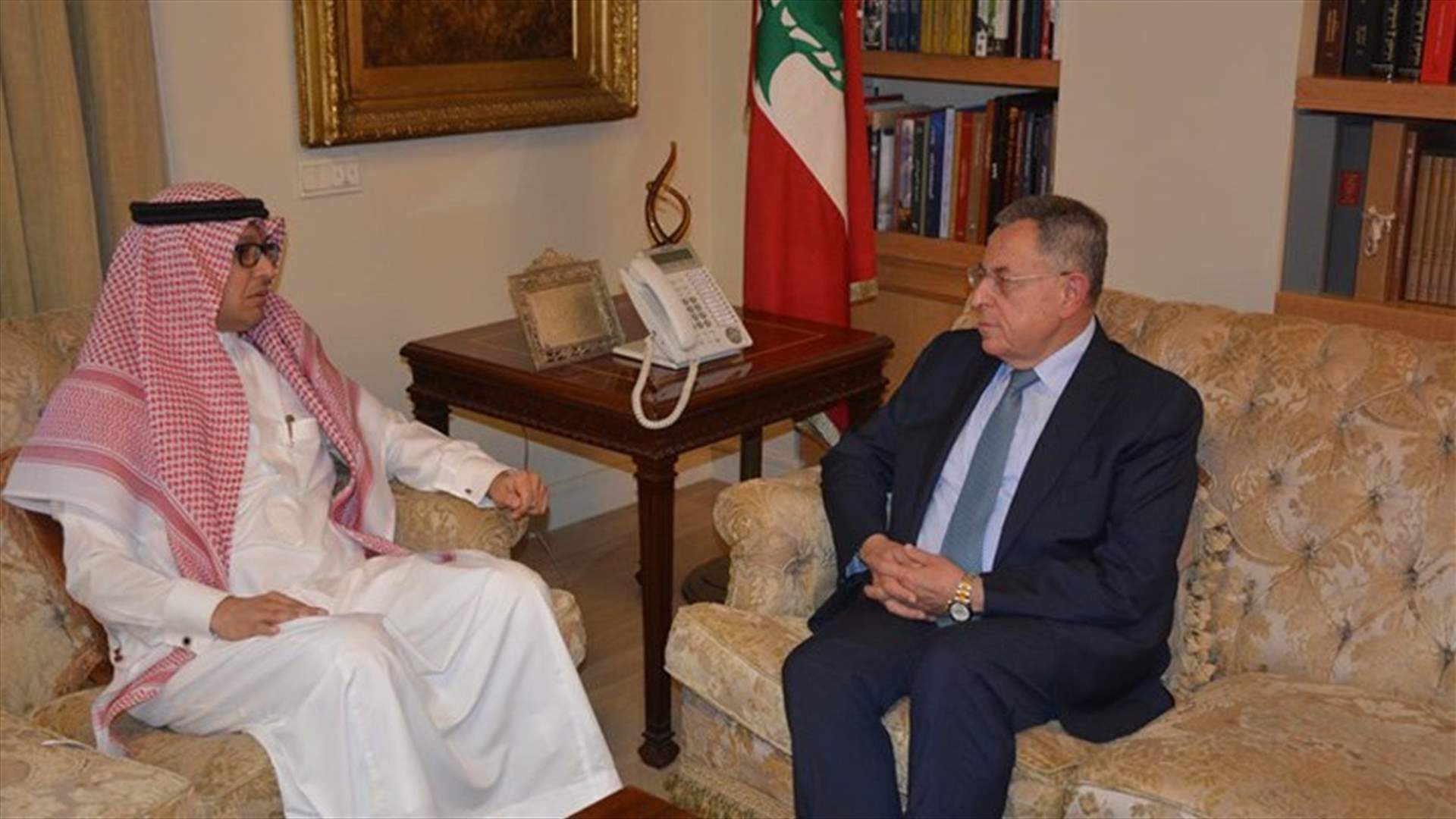 Siniora meets with Bukhari: Saudi Arabia stands by Lebanon in fighting all dangers and greed