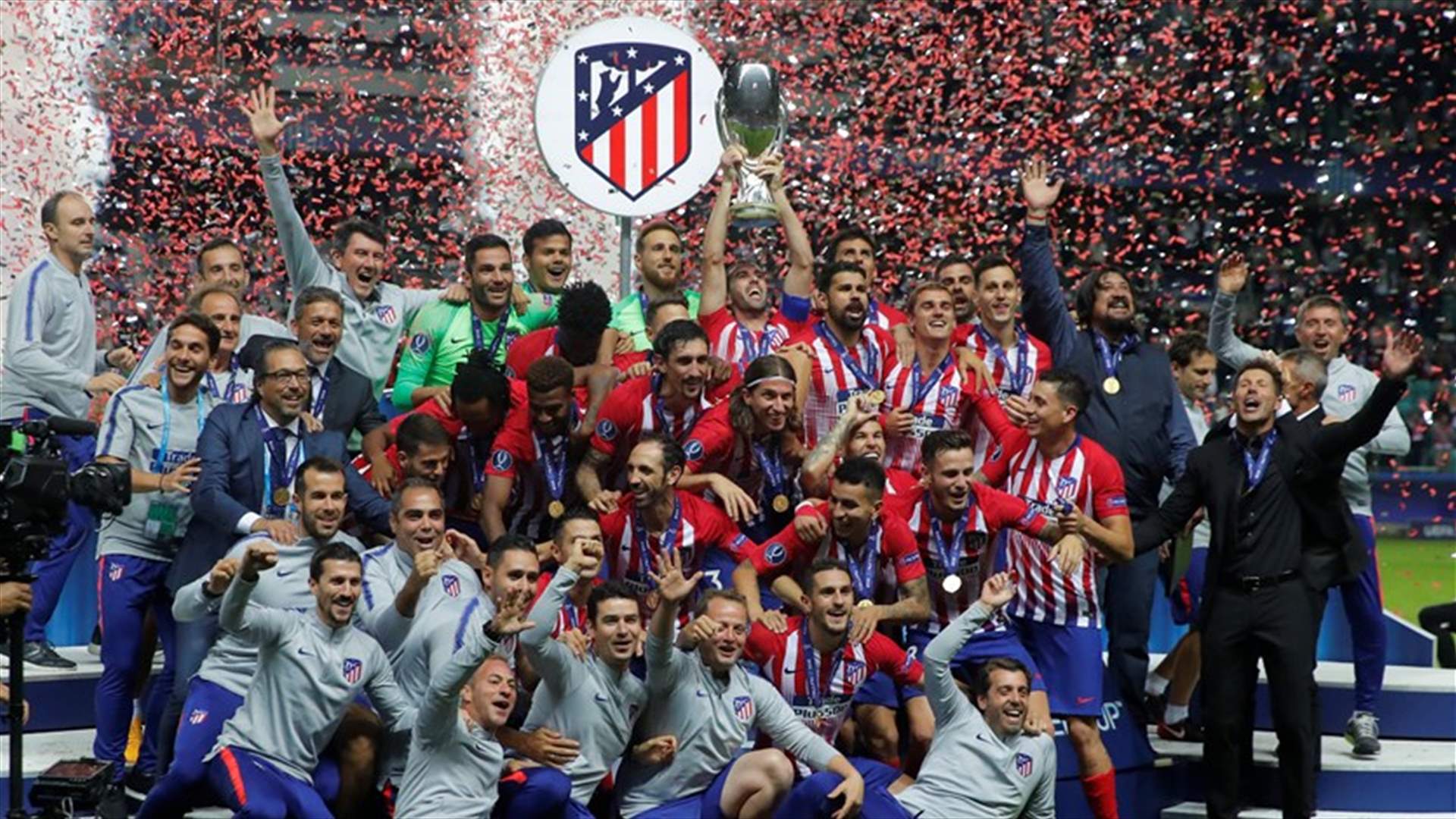 أتليتيكو مدريد يثأر من ريال مدريد ويحصد لقب السوبر الاوروبي