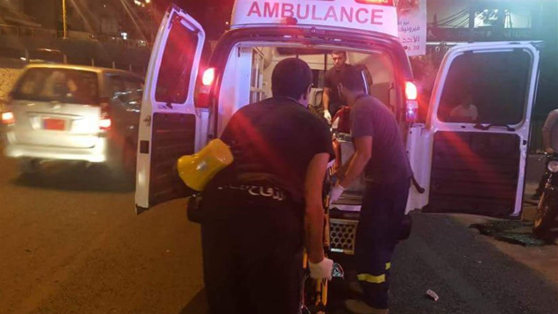 جريحان بإنزلاق دراجة نارية على أوتوستراد جونية