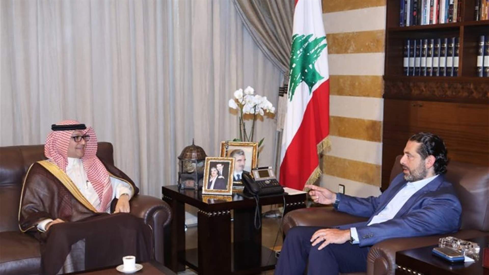 البخاري: اللقاء مع الحريري رائع والعلاقة ممتازة